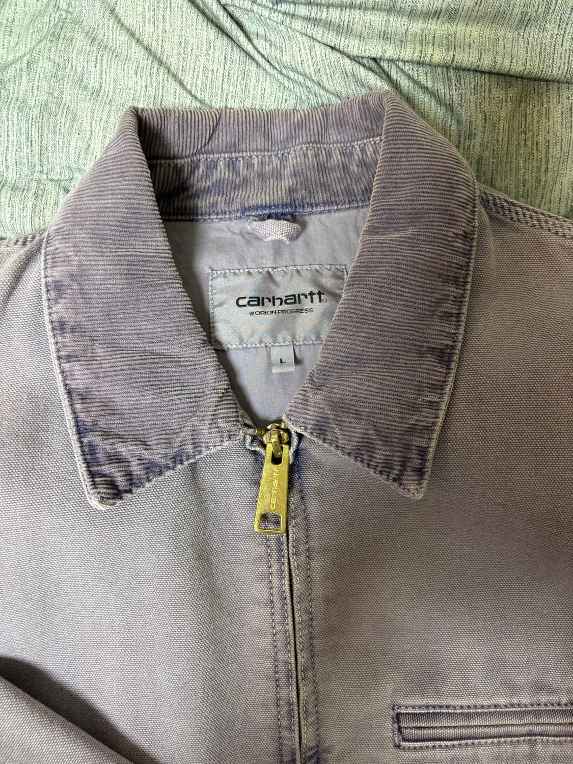 칼하트 디트로이드 워크자켓 워크팬츠 퍼플 상품이미지2