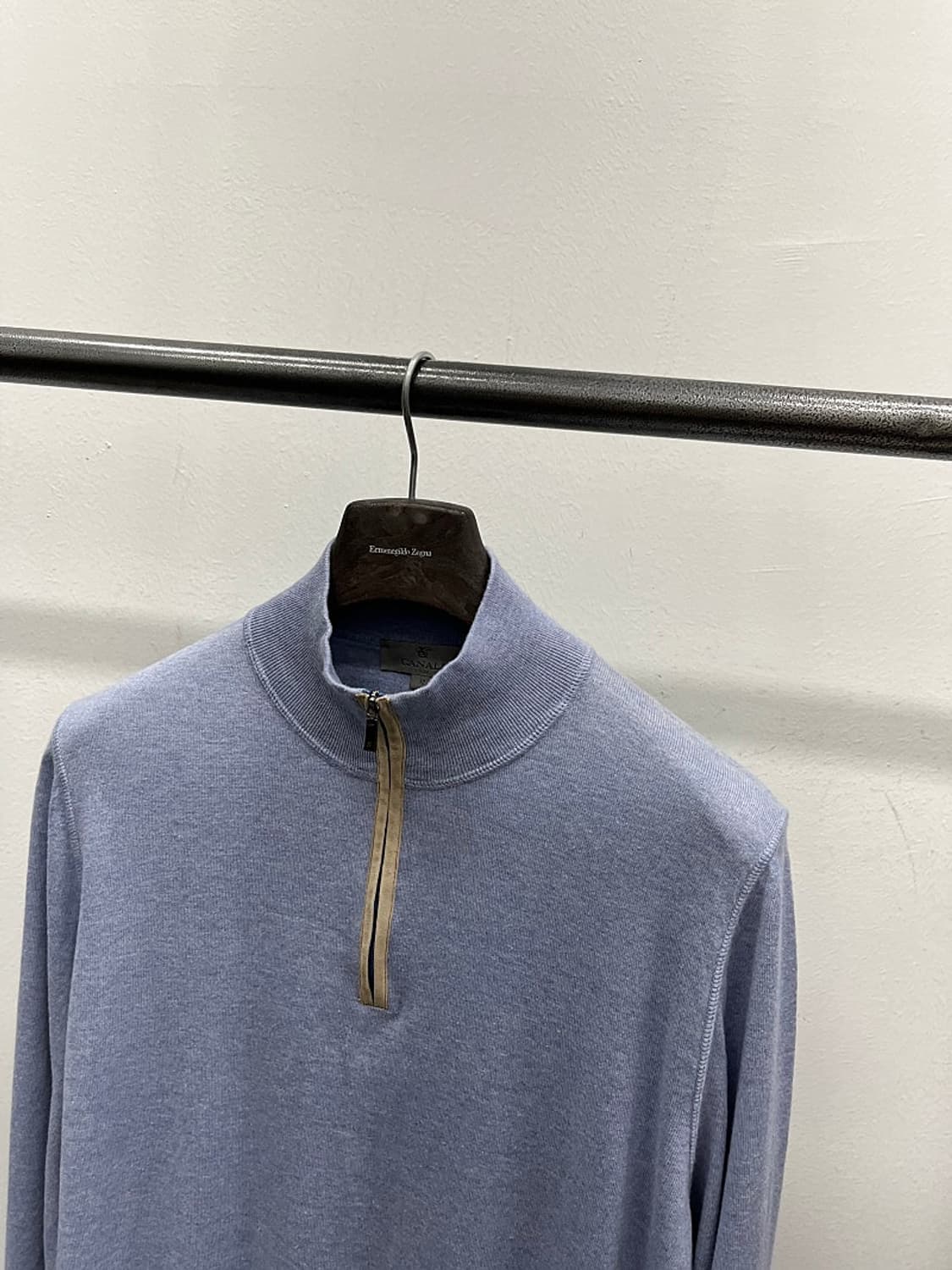 105) 까날리 이태리 반집업 니트 상품이미지3