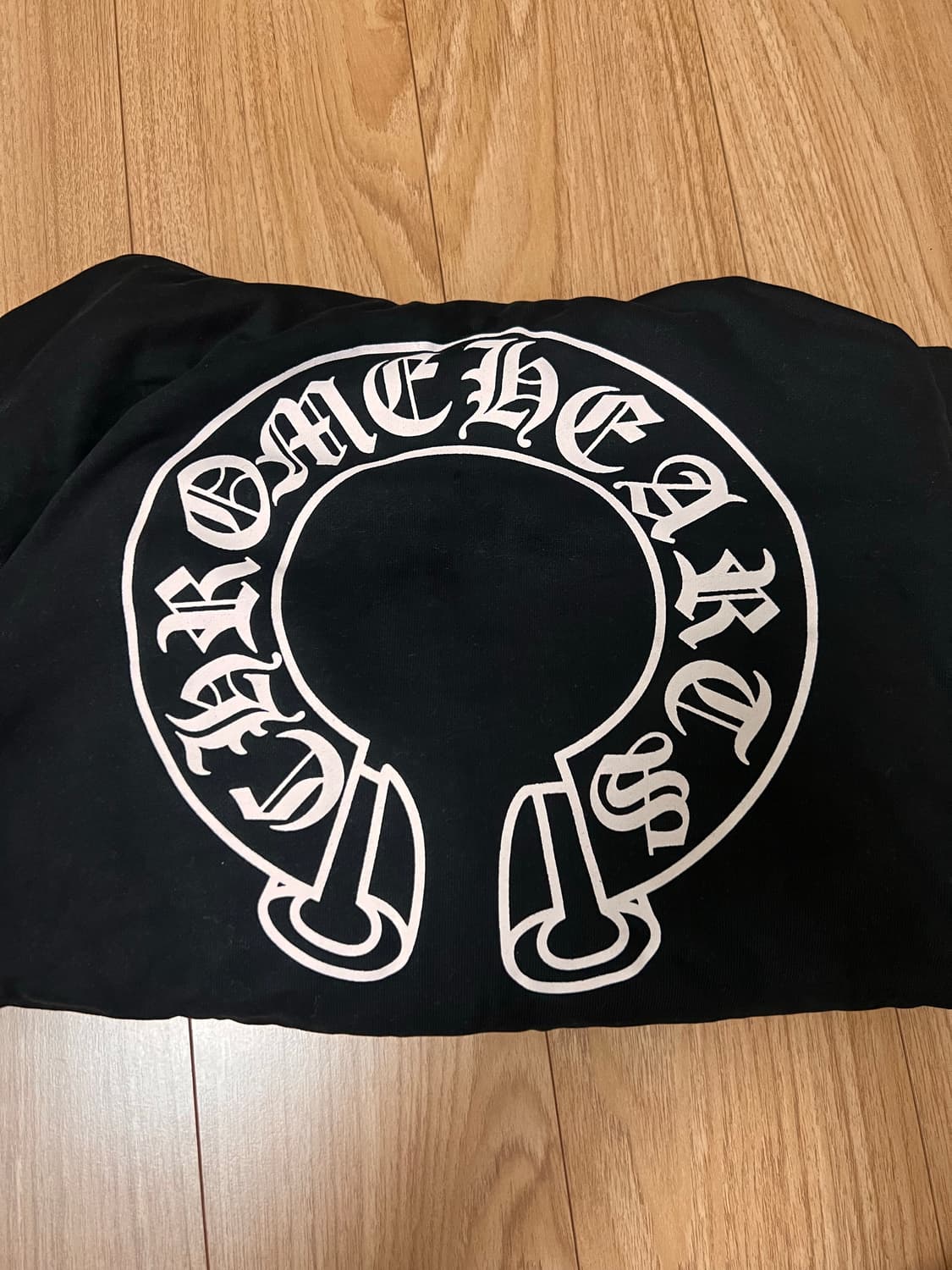 크롬하츠 홀스슈 플로랄 후드집업 블랙 상품이미지5