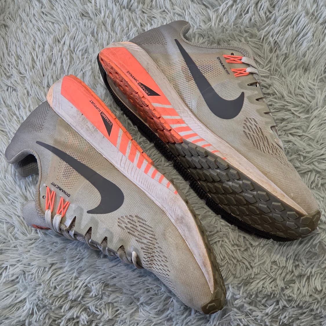 3q-26:나이키 줌 스트럭처 21 그레이 (24.5cm) 상품이미지7