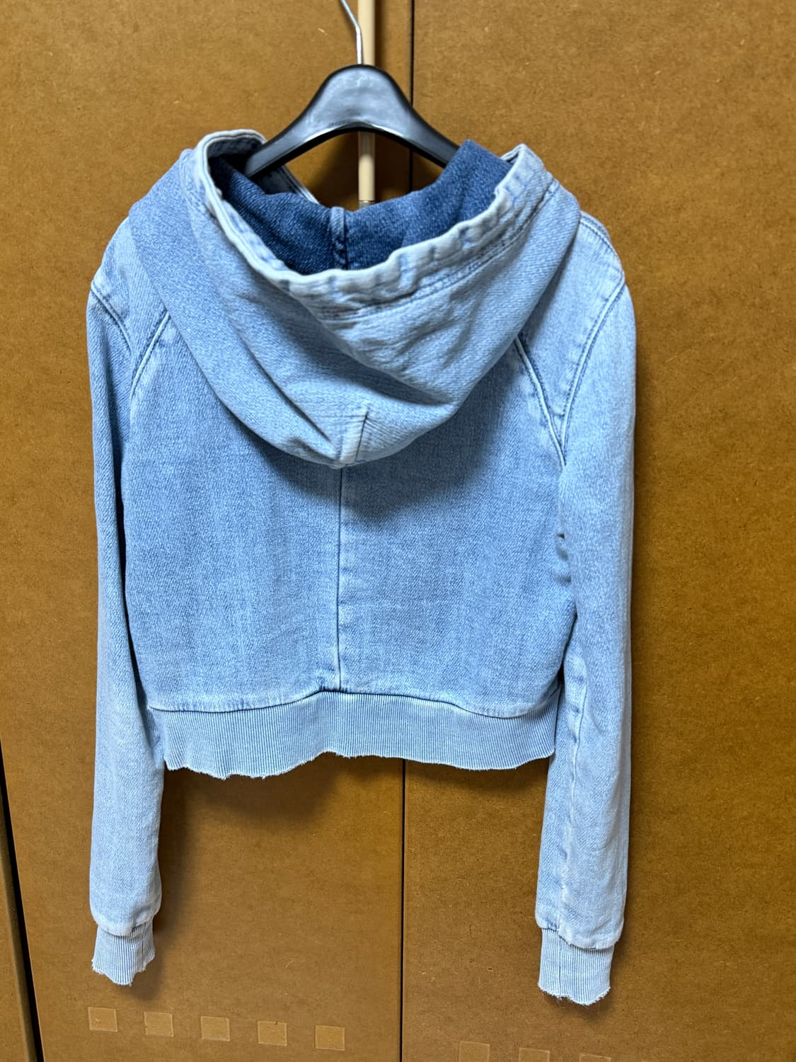 Diesel 데님 크롭 후드티(정품) 상품이미지4