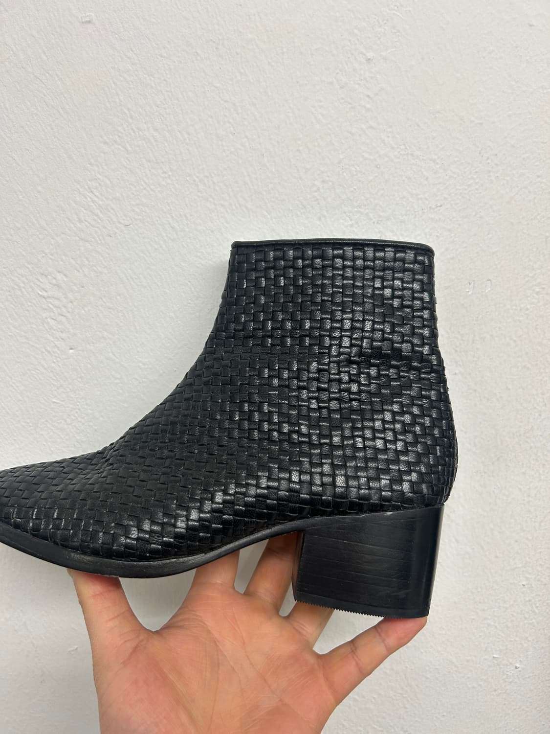 St. Agni 세인트아그니 우븐 레더 부츠 230 상품이미지2