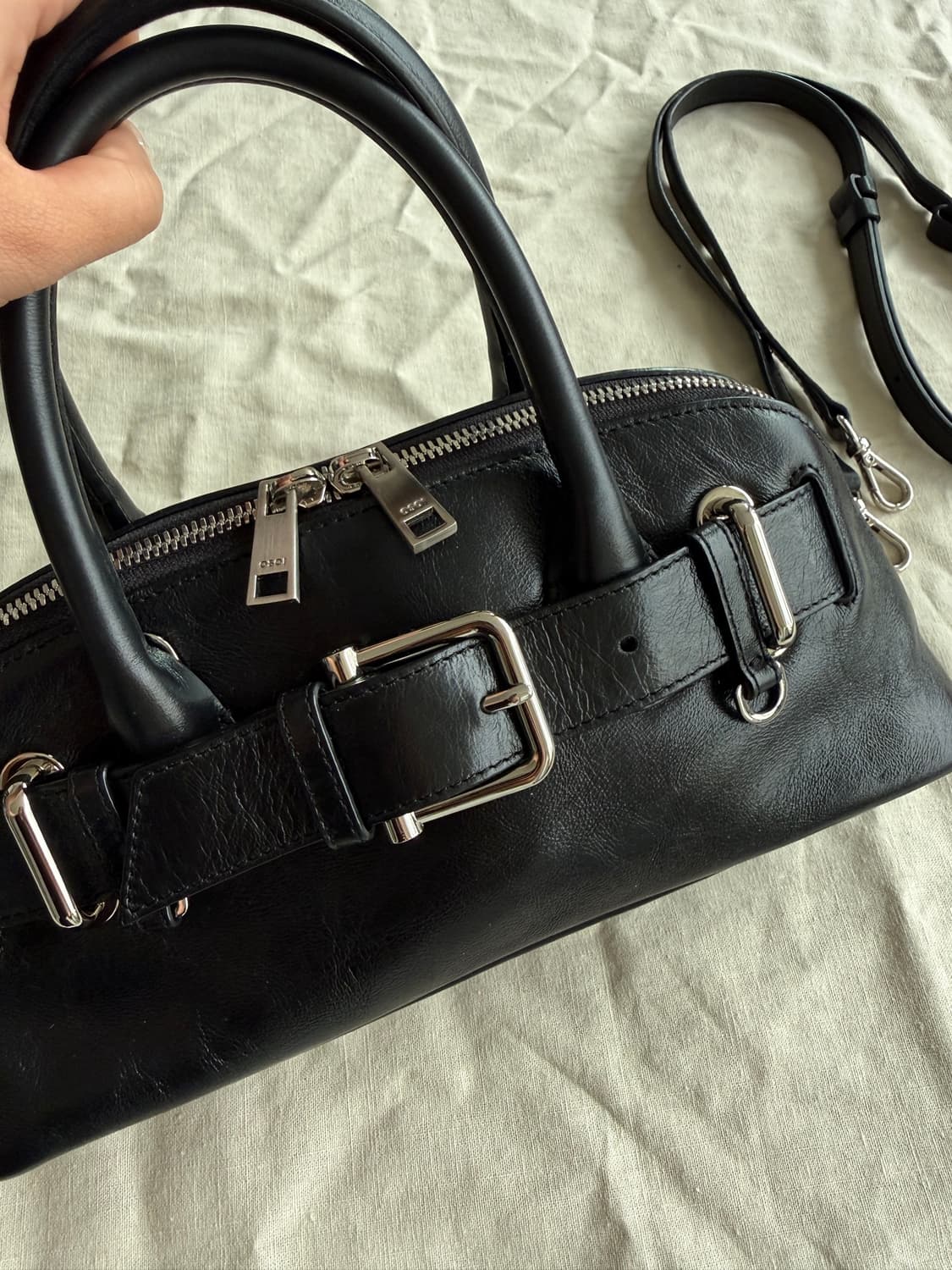 오소이 zip brocle mini black 상품이미지7