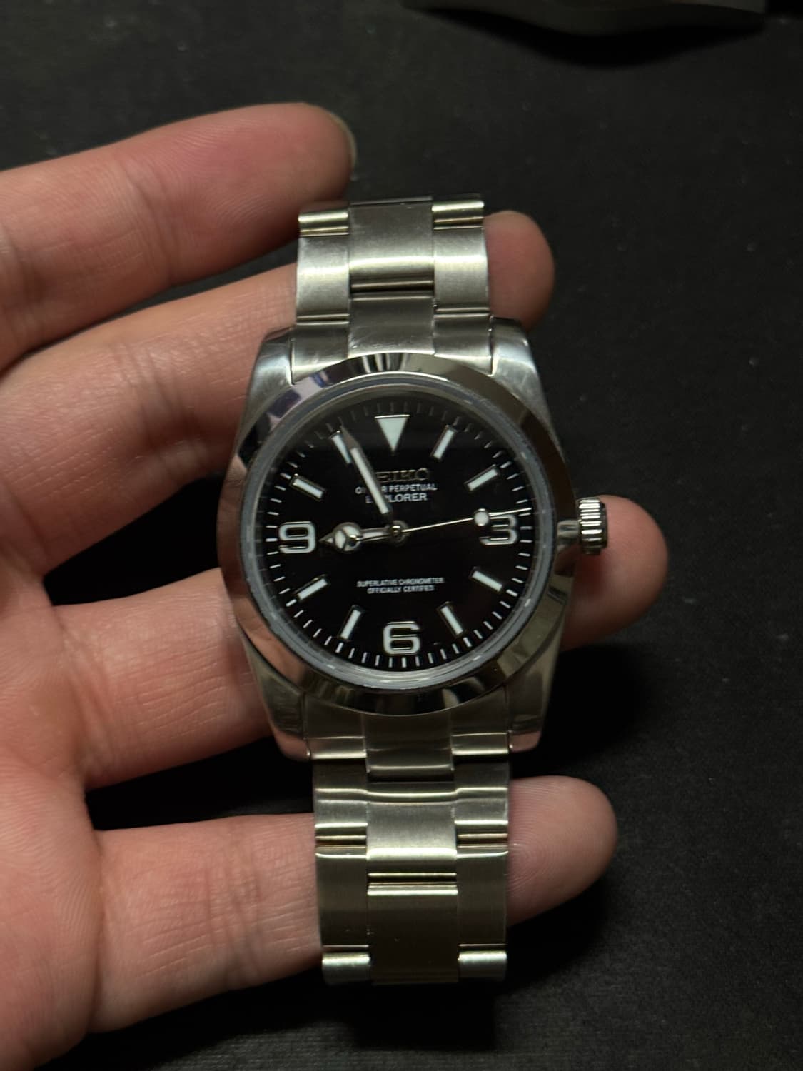 세이코 오토매틱 시계 커스텀 시계 모드시계 익스플로러 빈티지 상품이미지1