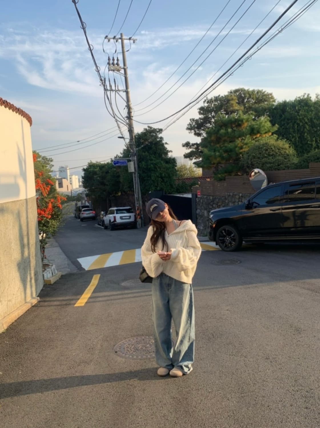 (새상품)베르니마켓 레이지 니트 후디 상품이미지2