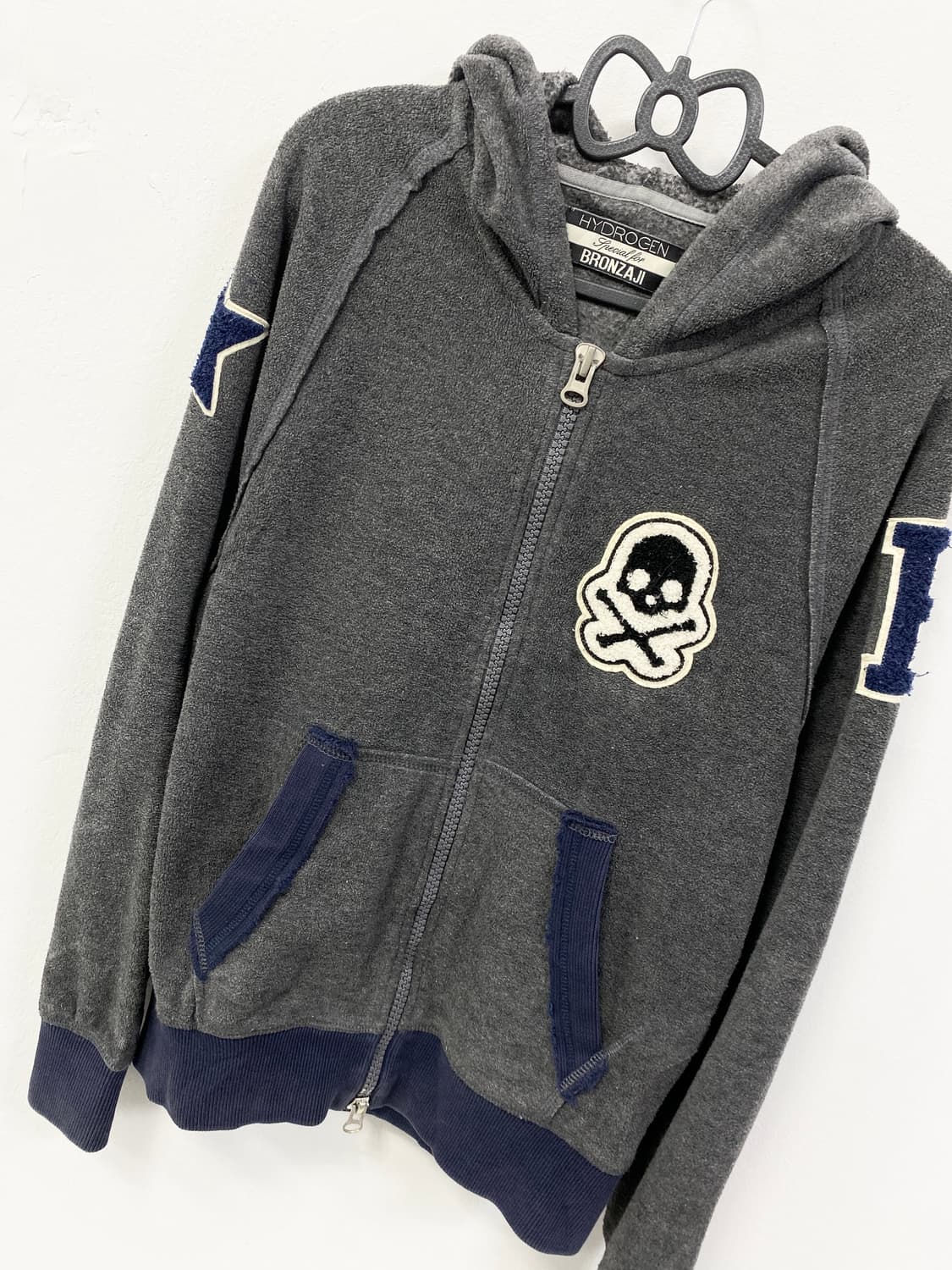 [HYDROGEN] 하이드로겐 스컬 투웨이 후드집업 상품이미지6