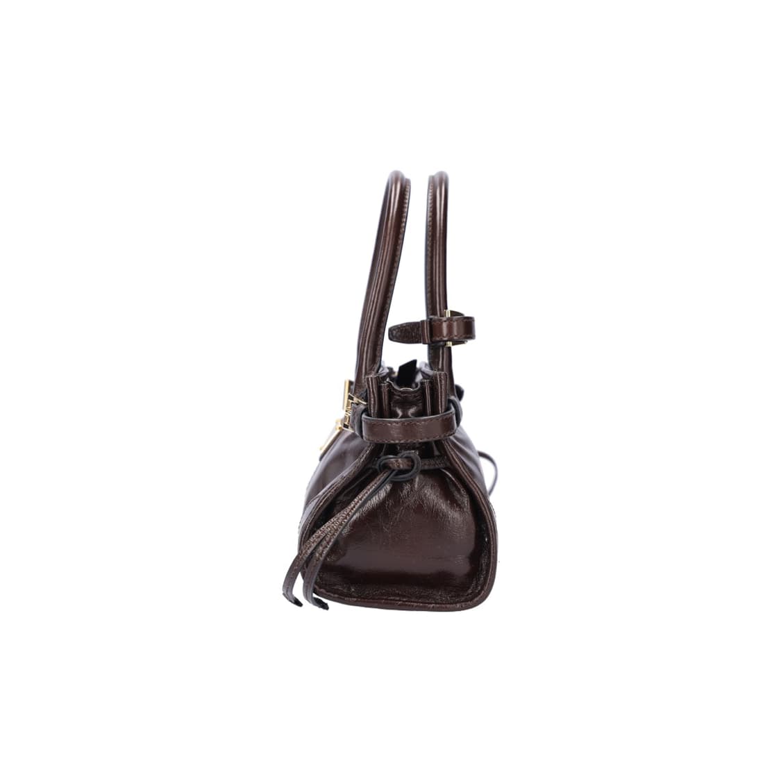 프라다 1BA486 보니 레더 미니 핸드백 다크 브라운 상품이미지2