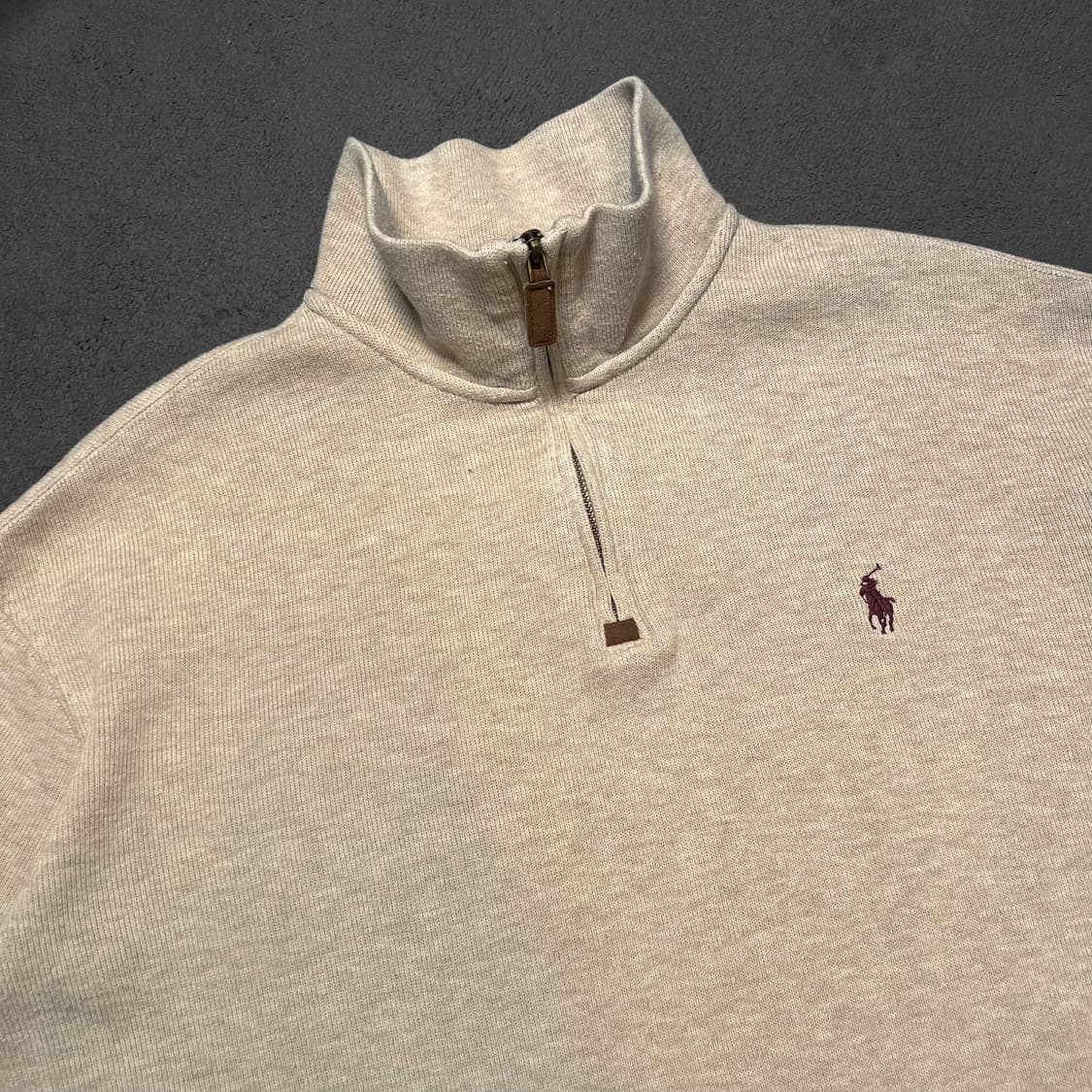 폴로 신형Qr 반집업 니트 상품이미지2