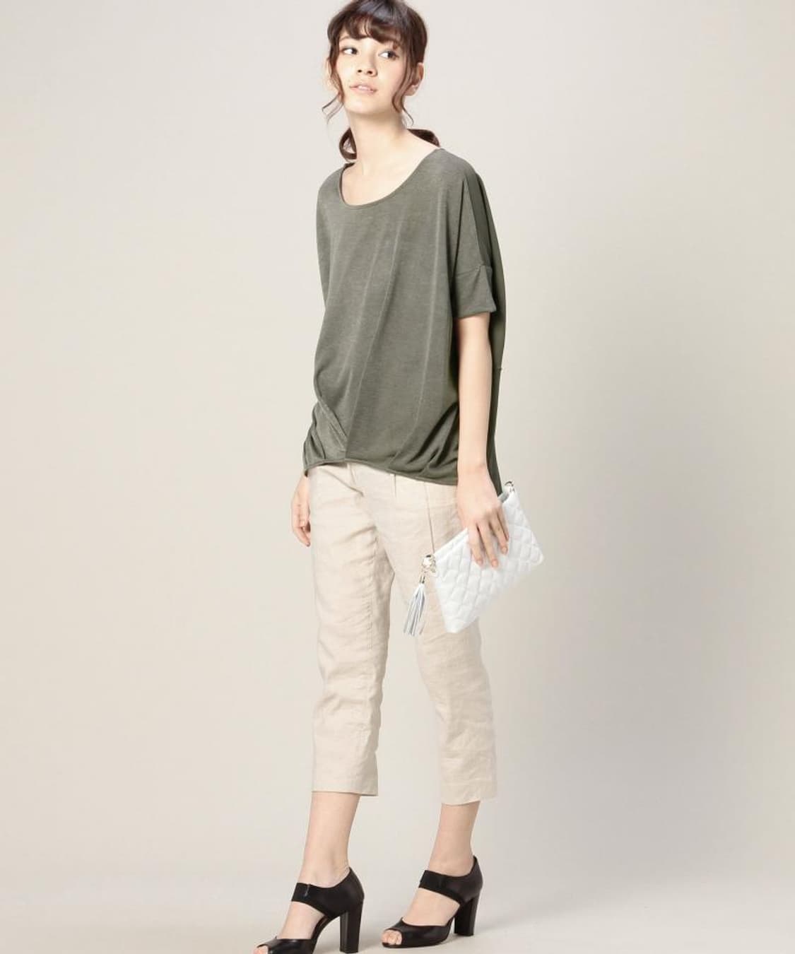 Rosebud Tank 드레이프 풀오버 아이보리 상품이미지7