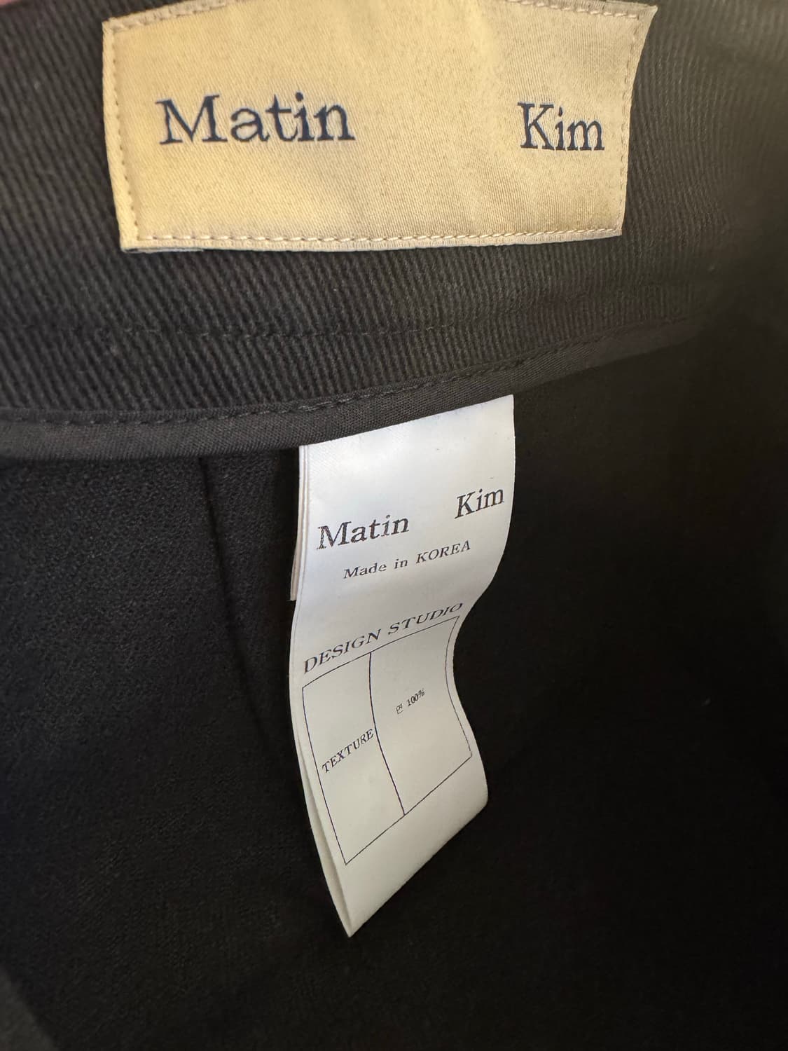 [S]MATIN KIM 마뗑킴 디테일 팬츠 블랙 상품이미지3