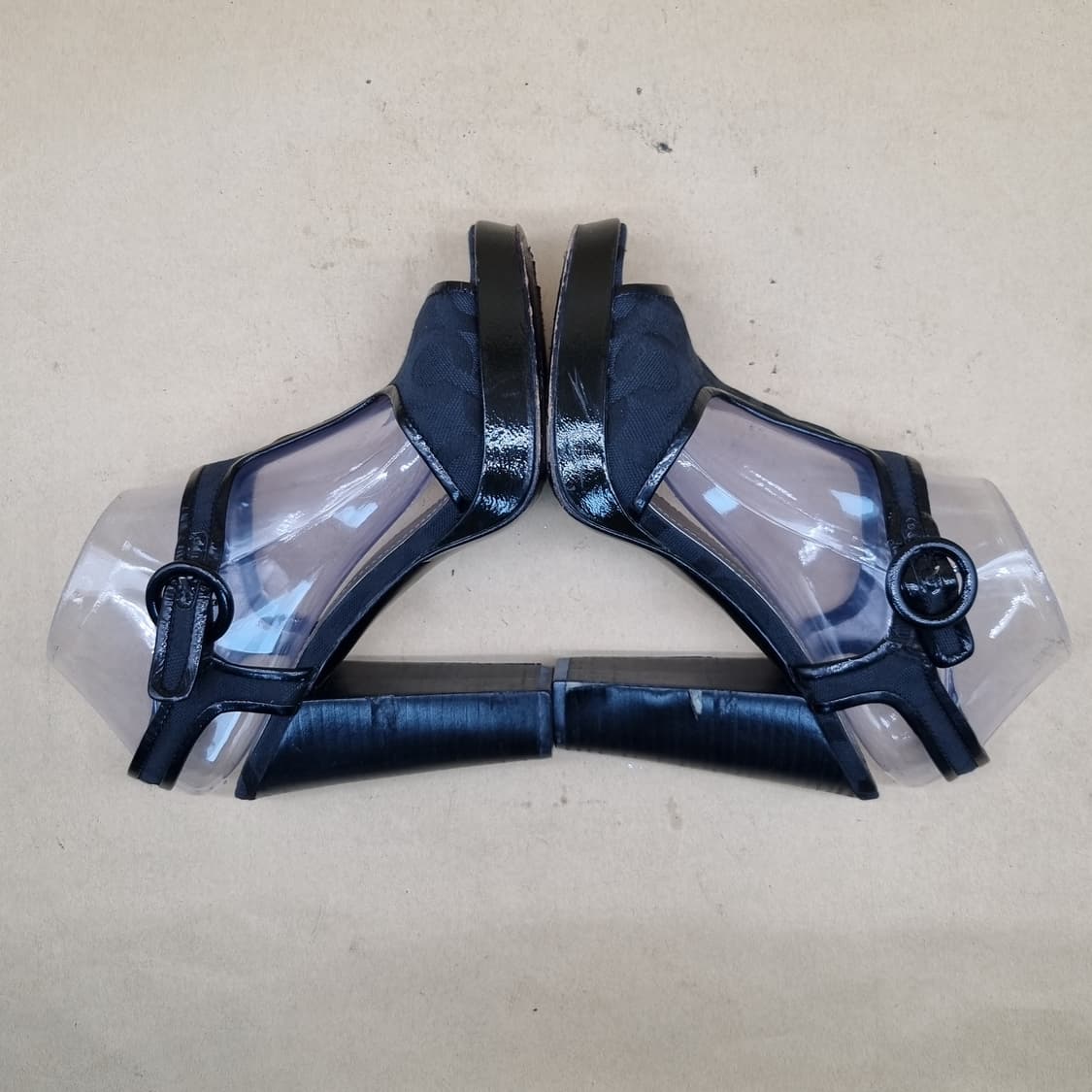 코치 여성샌들힐7.5 245 굽12 상품이미지5