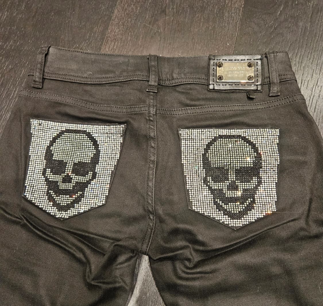 필립 플레인 진 크리스탈 블랙진 26 상품이미지1