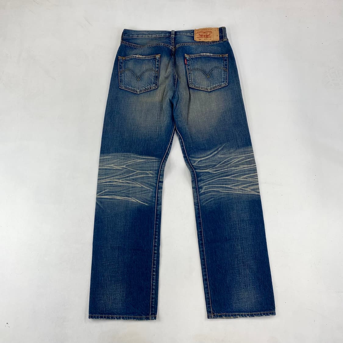  리바이스 501 워싱 스트레이트 데님 진 (32)  ﻿ 상품이미지2