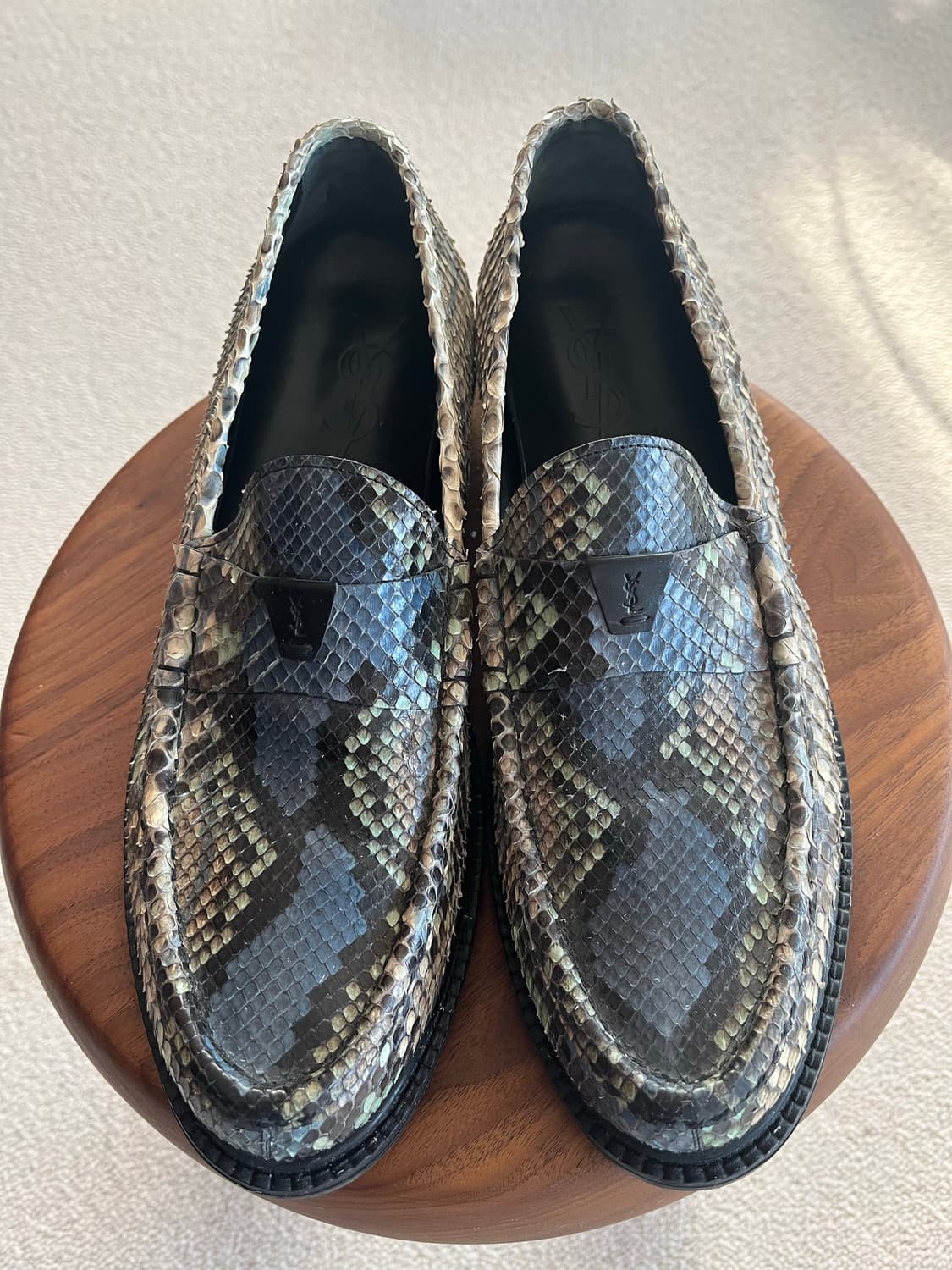 12ss YSL REAL PHYTHON LOAFER 상품이미지1