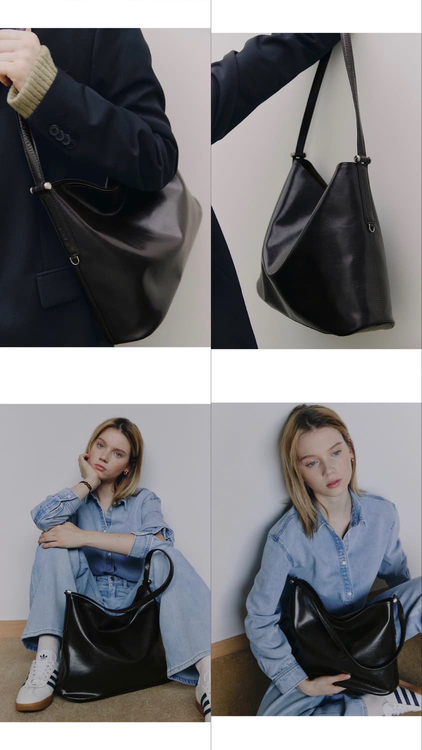 르아보네 천연소가죽 리앙백 다크브라운 품절상품 상품이미지4