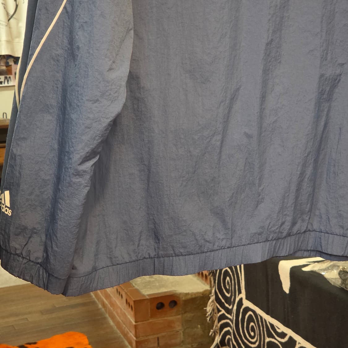 아디다스 블루 아노락 바람막이 후드 상품이미지8