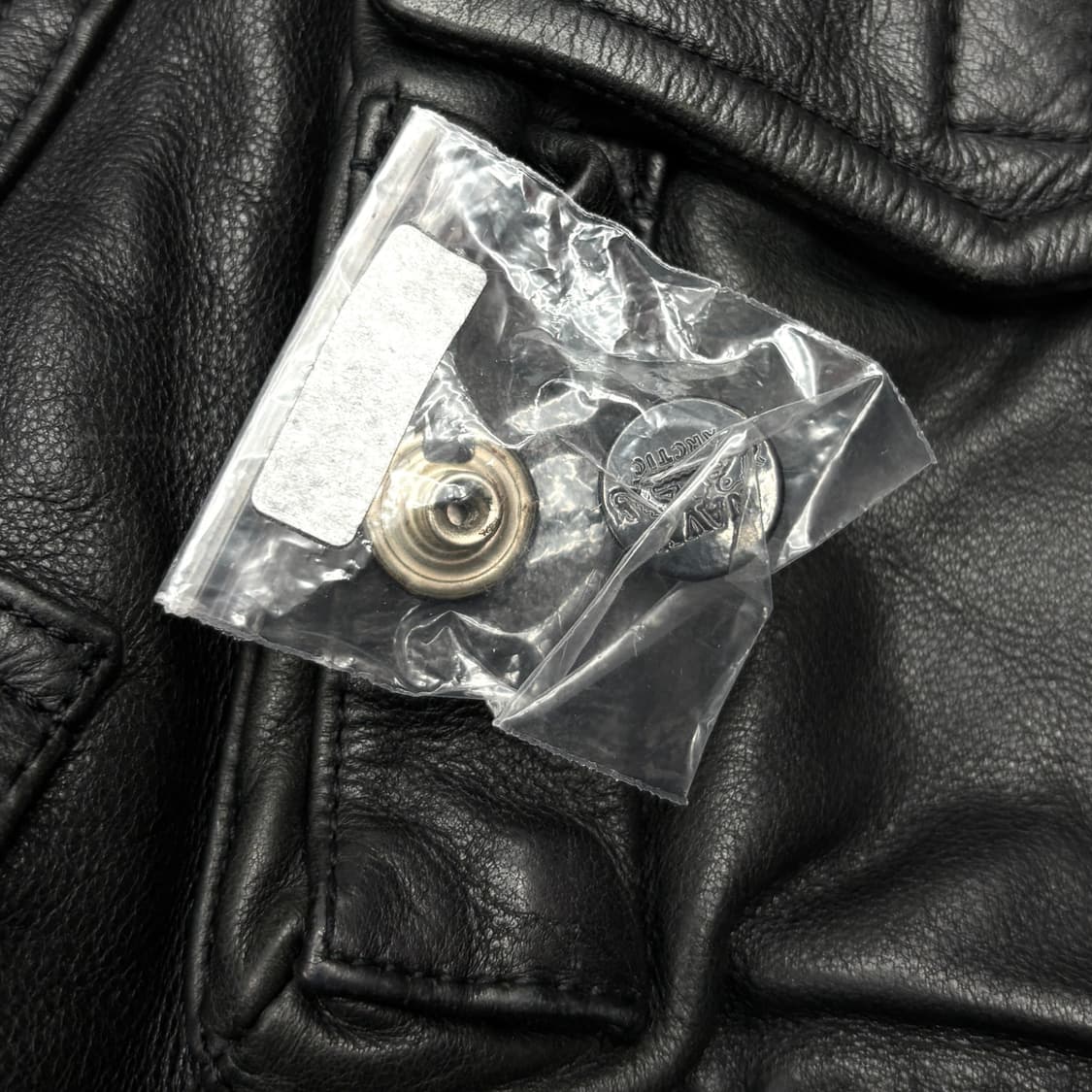 80's Boneville Navy Arctic 레더 자켓 상품이미지8