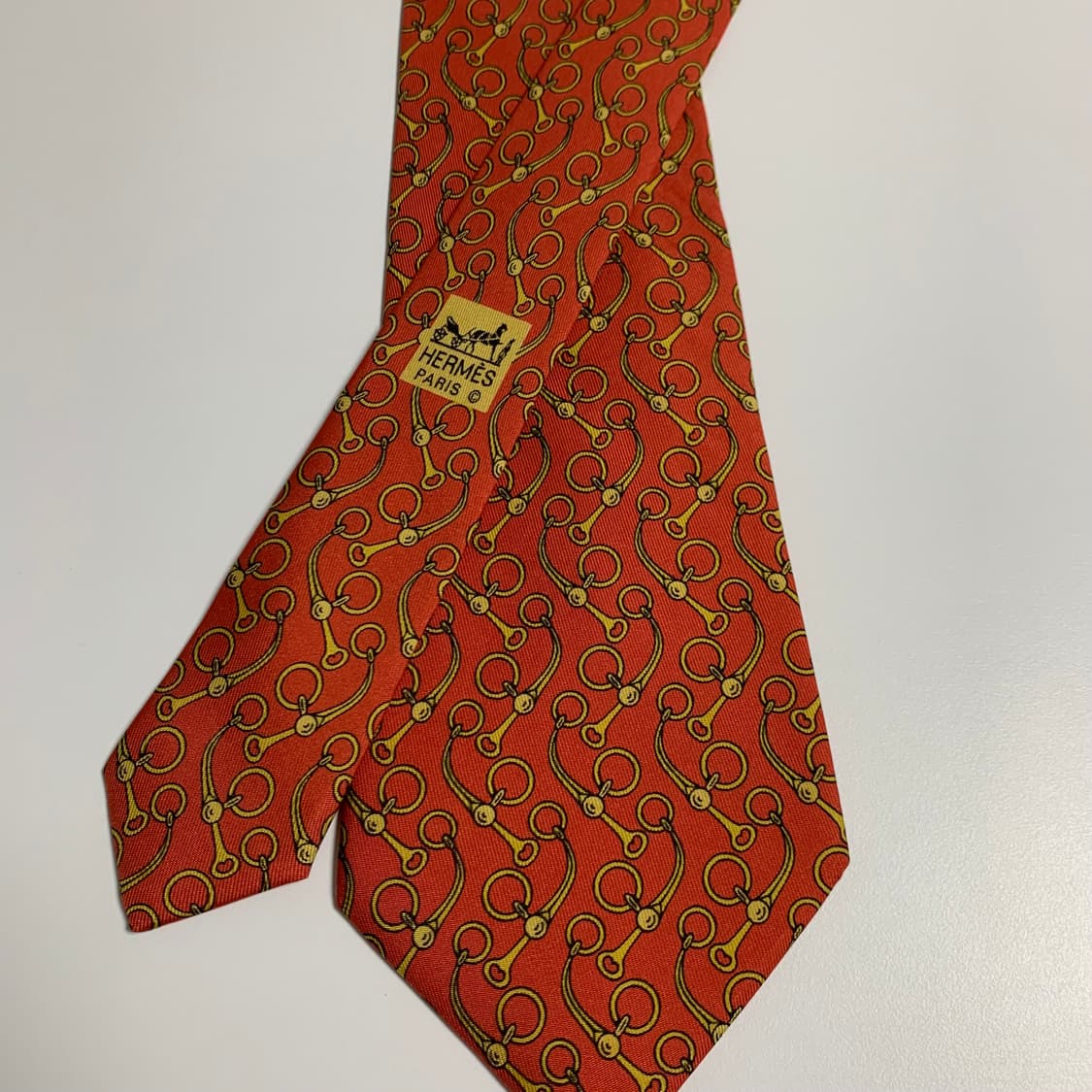 에르메스(HERMES) 프랑스 100실크 명품넥타이 최상급 A+등급 상품이미지4