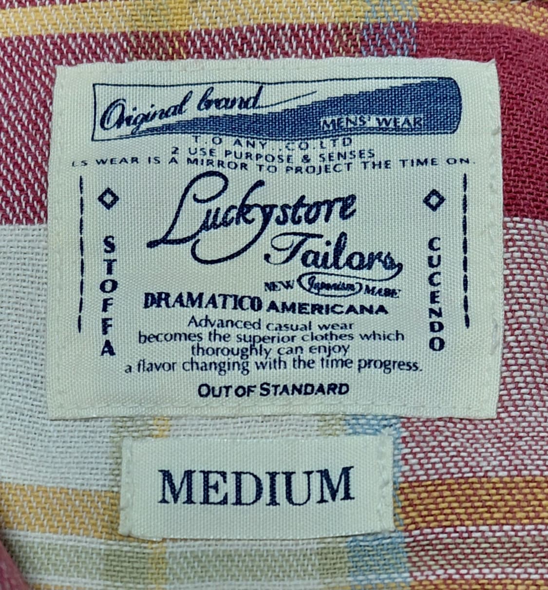 [M] Luckystore Tailors 웨스턴 패치 체크 셔츠 상품이미지6