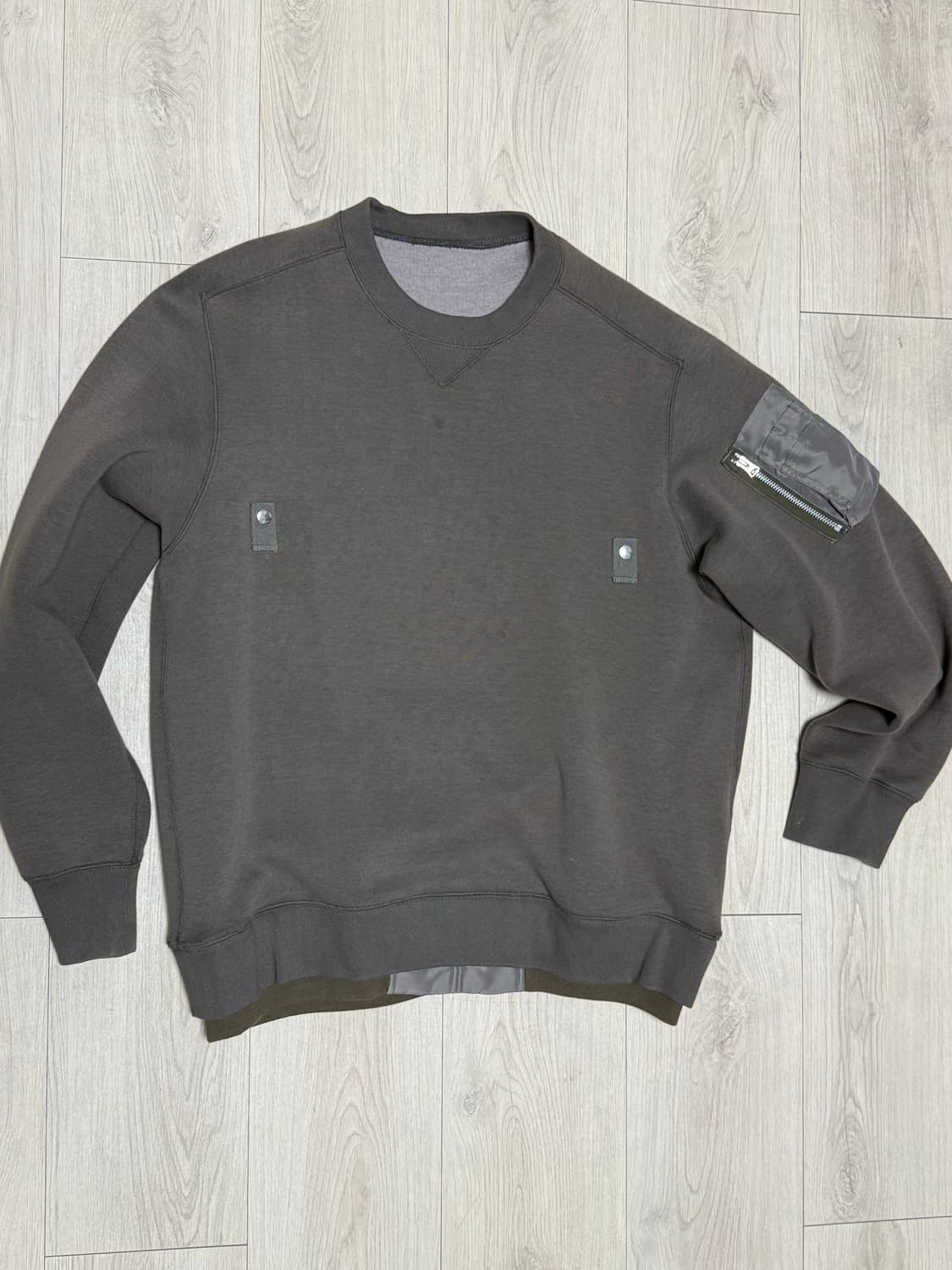 사카이 MA-1 크루넥 맨투맨 상품이미지2