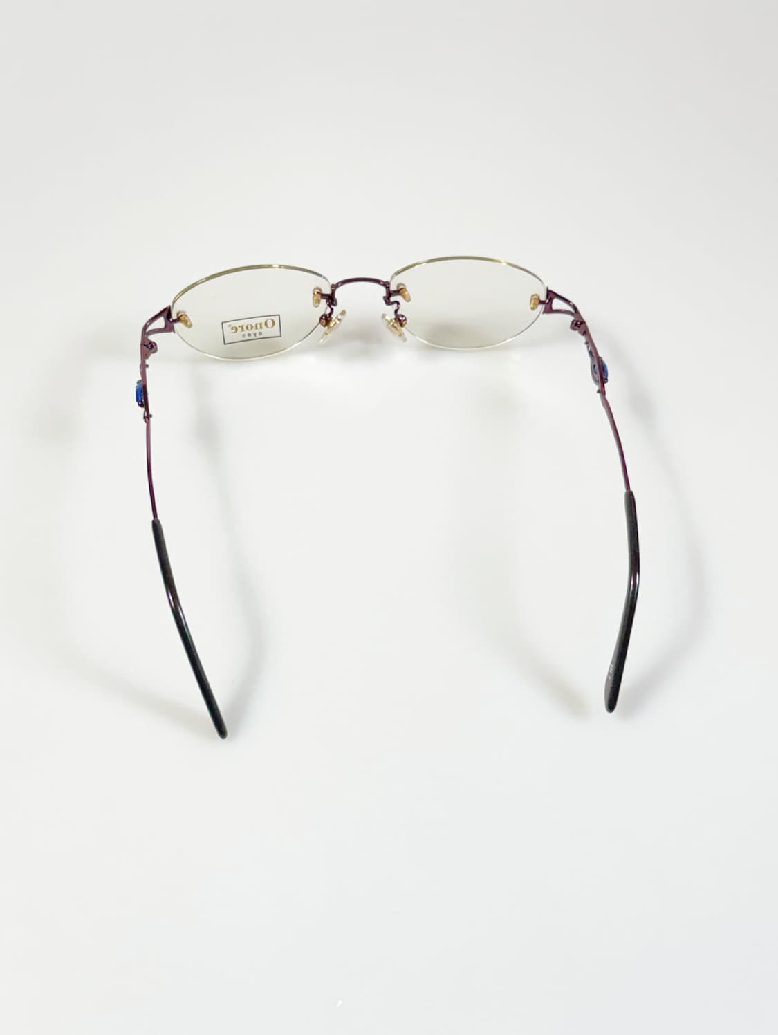 ONORE EYES 무테 오벌 메탈 프레임 빈티지 안경 상품이미지6