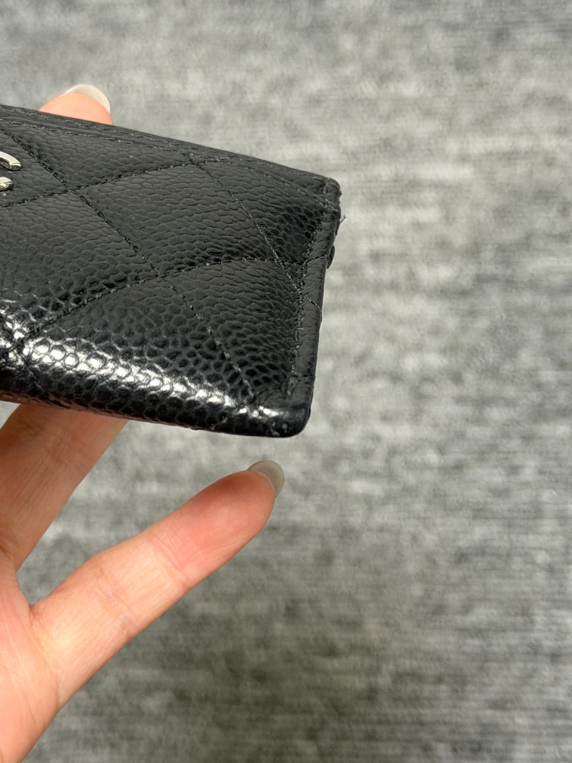 샤넬 클래식 카드홀더 은장 상품이미지3