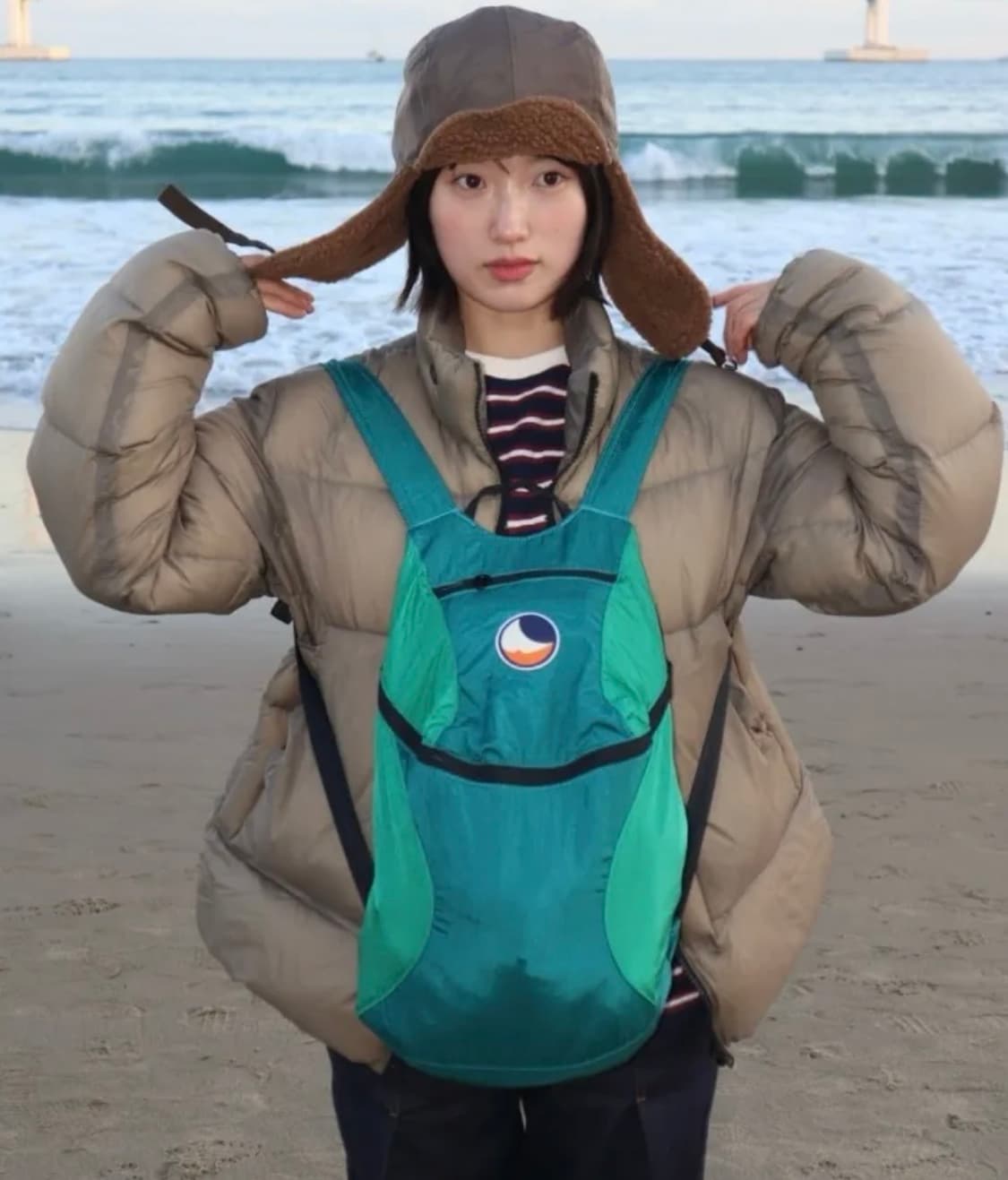 티켓투더문 15L 에메랄드그린 미니백팩 (새상품) 상품이미지2