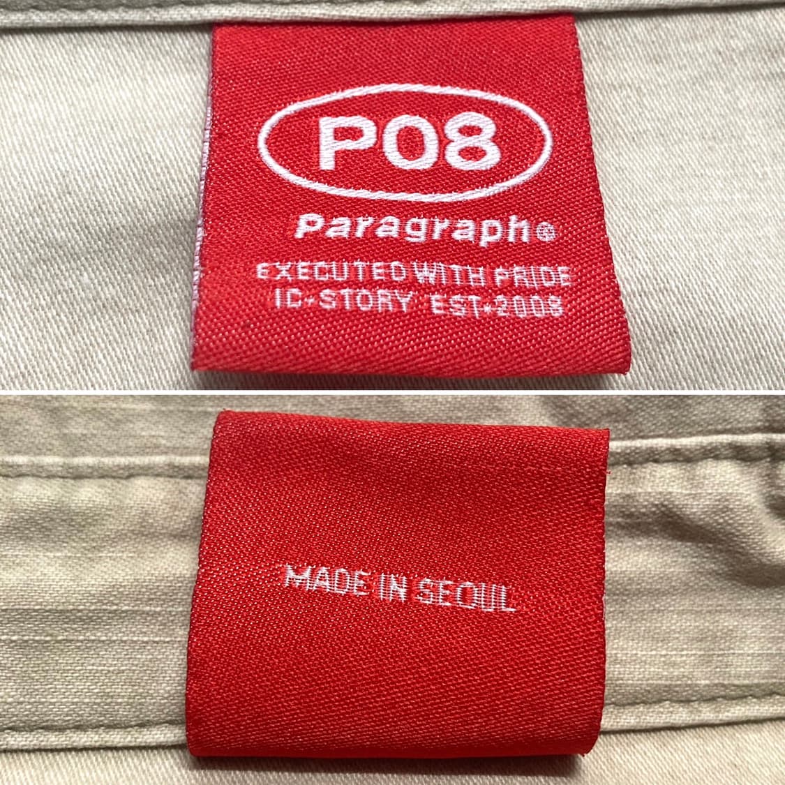 파라그래프 x NIHOW 스카치 오버핏 셔츠 자켓 110~ 상품이미지7