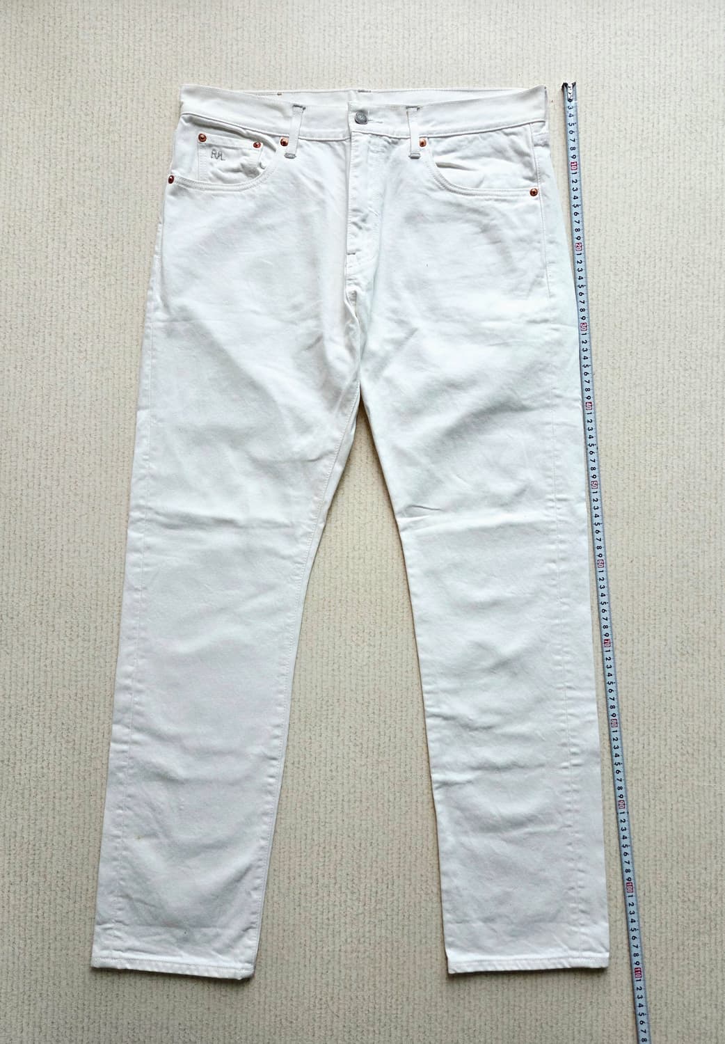 더블알엘 에크루 화이트 팬츠  상품이미지7