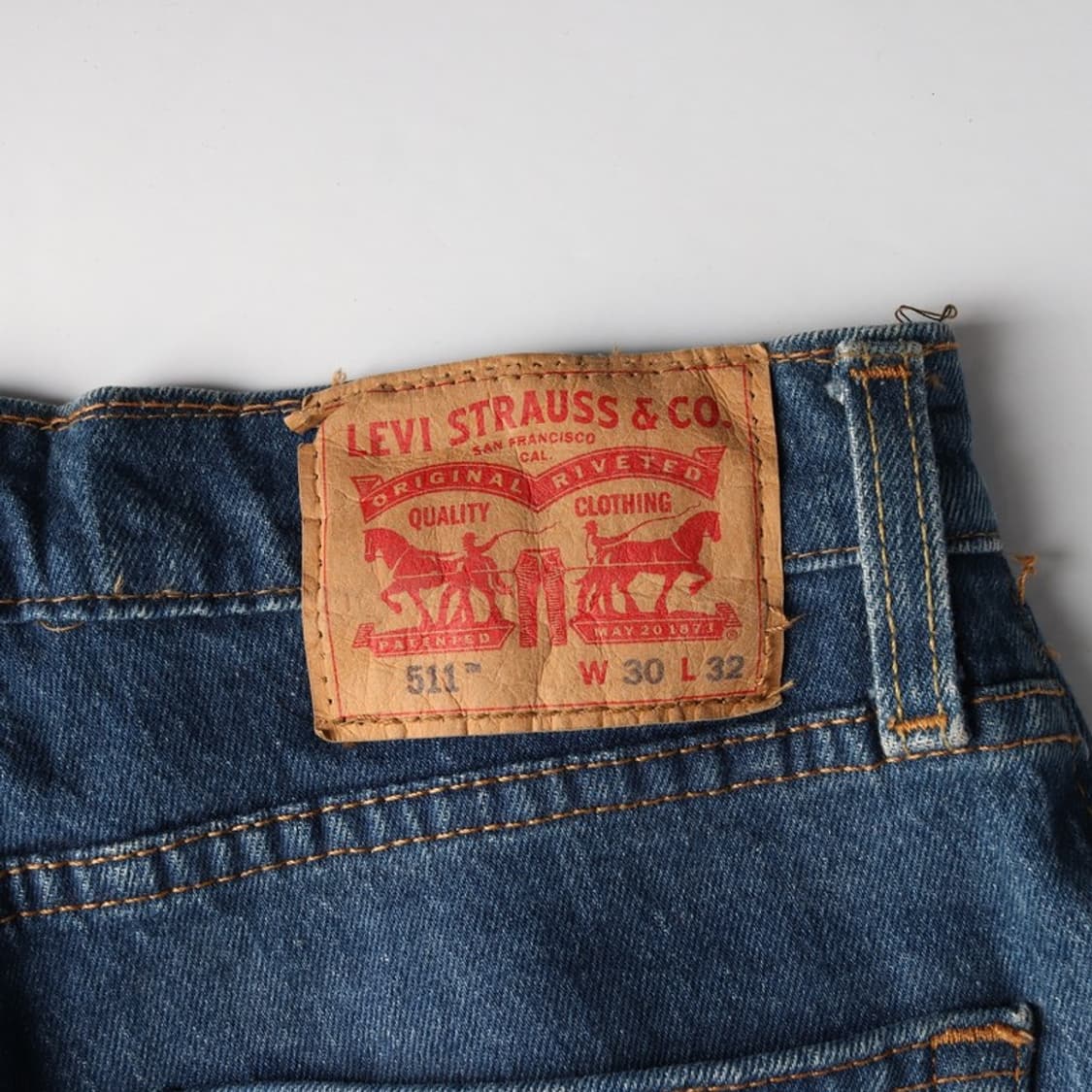 리바이스 511 워터리스 슬림핏 진청 데님팬츠 30 상품이미지6