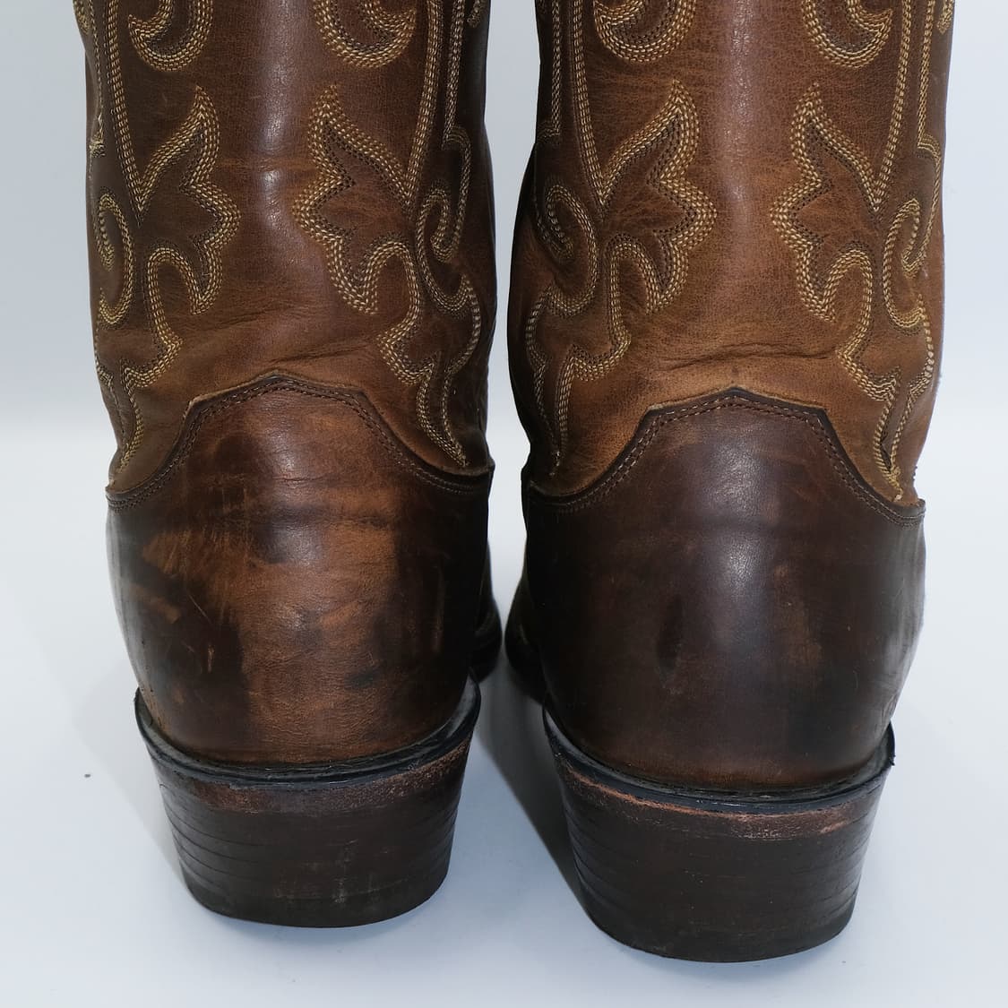 빈티지 저스틴 웨스턴 레더 부츠 10D(270)사이즈 BT27019 상품이미지8