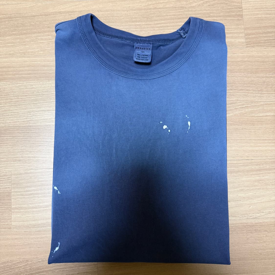 카키스 Khakis Sun Faded S/S 네이비 티셔츠 상품이미지3