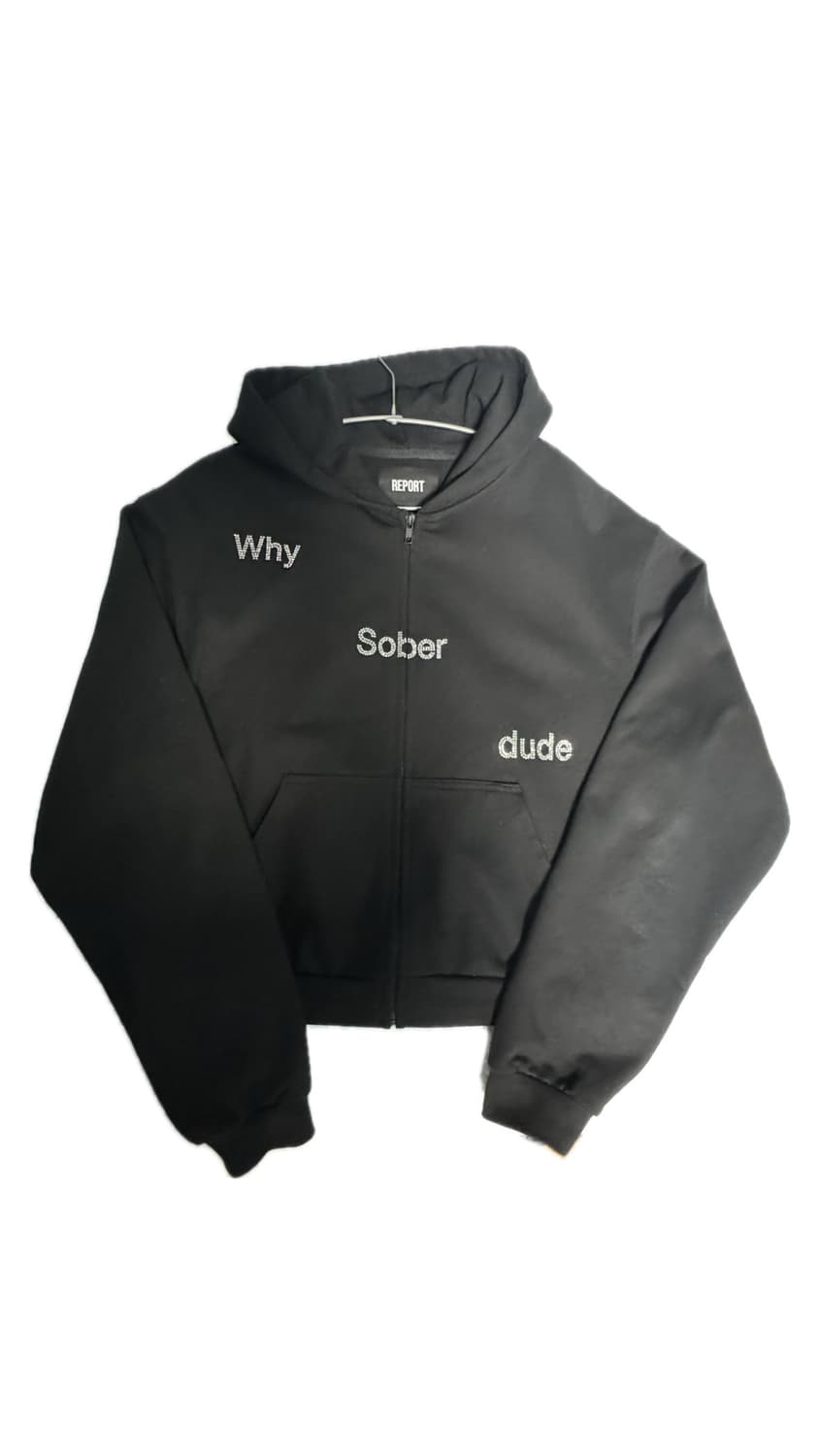 Why Sober Dude Hoodie Zip-Up 상품이미지1