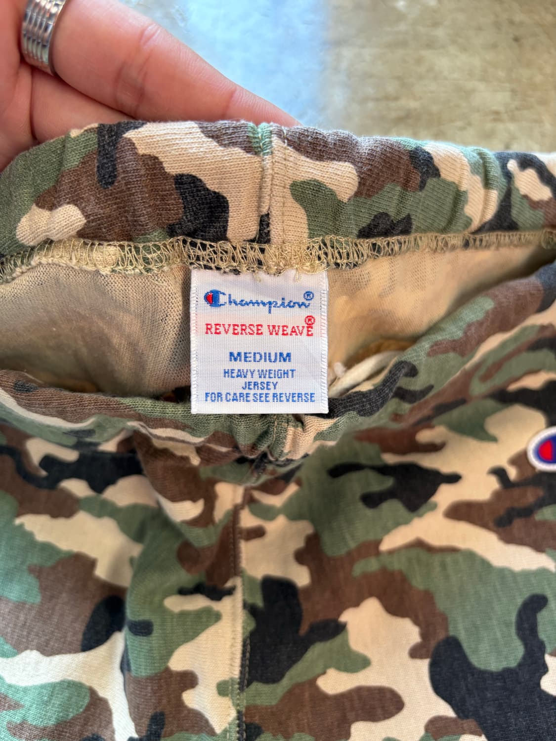 챔피온 리버스위브 카모 스웻 쇼츠 상품이미지4