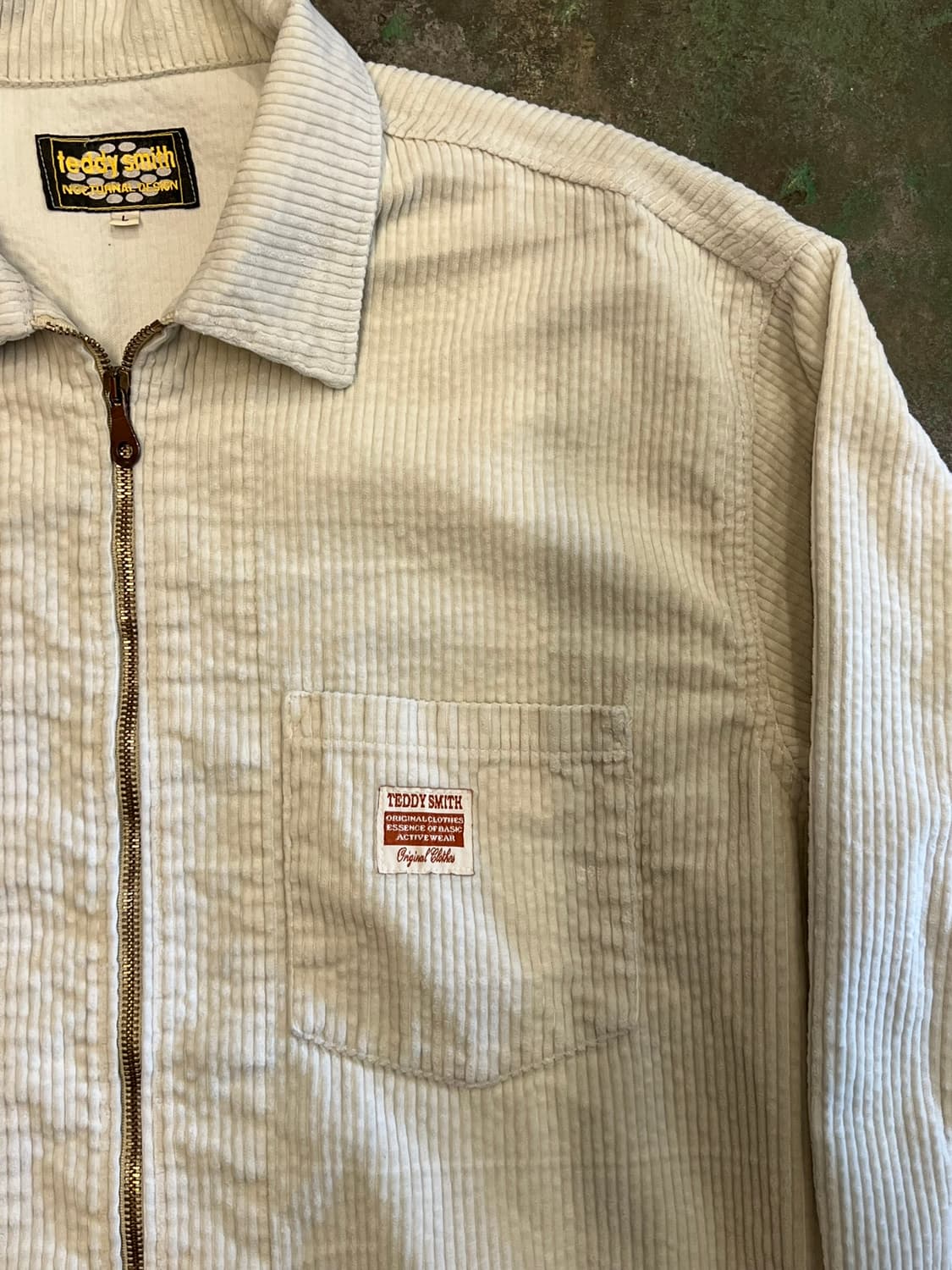 90's [L] 빈티지 테디스미스 코듀로이 집업 골덴 자켓 상품이미지4