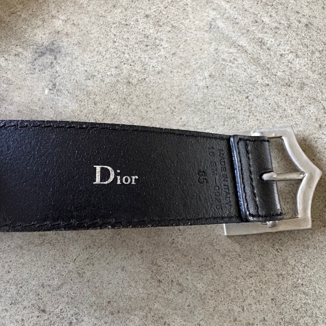 Dior Homme D Point Runway Belt 상품이미지4