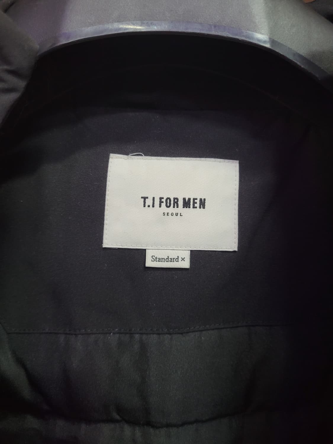 T.I FOR MEN 티아이포맨 블랙 후드 롱 패딩 오리털 상품이미지4