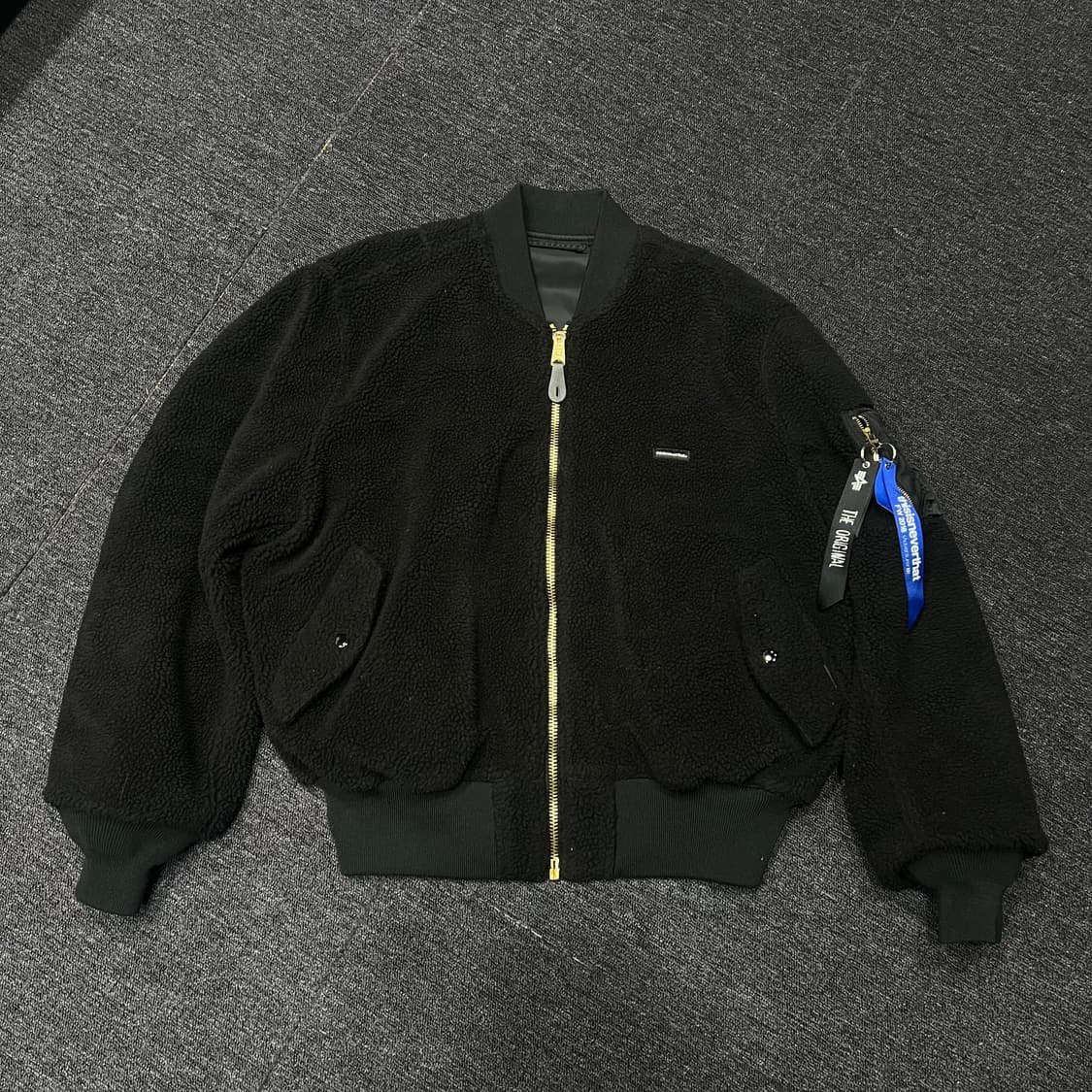 알파인더스트리 x 디네댓 콜라보 리버시블 ma-1  상품이미지4