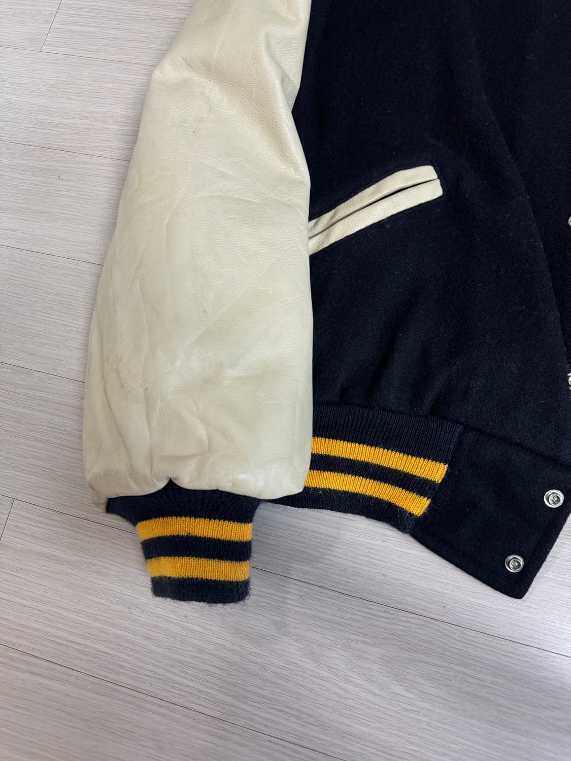 00's vtg varsity jacket 빈티지 바시티 재킷 L-XL 상품이미지6