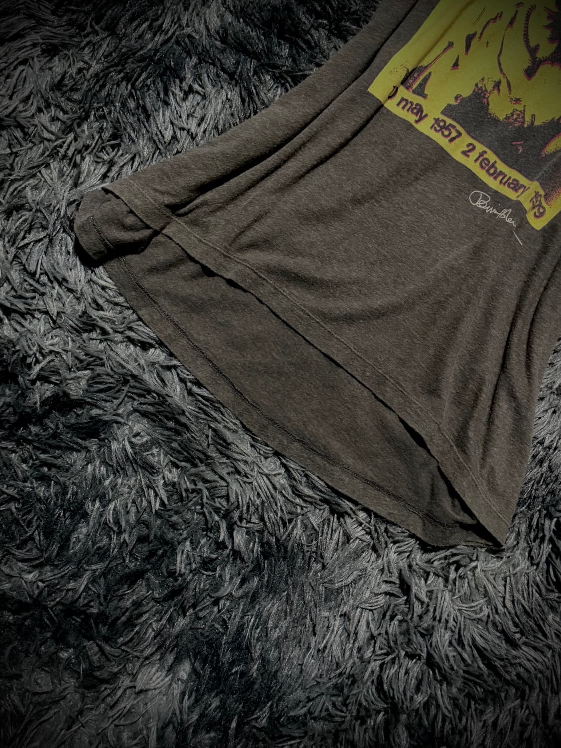 Moussy 락스타 프린팅 챠콜 슬리브리스 상품이미지4