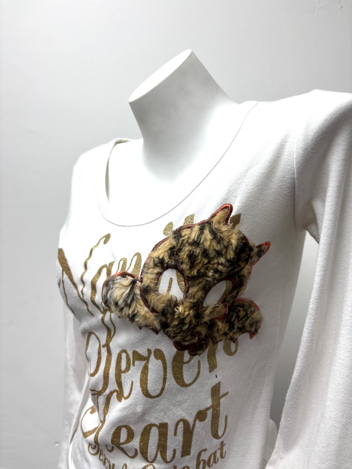 [00’s]Leopard Skull Print White Sleeve 상품이미지2