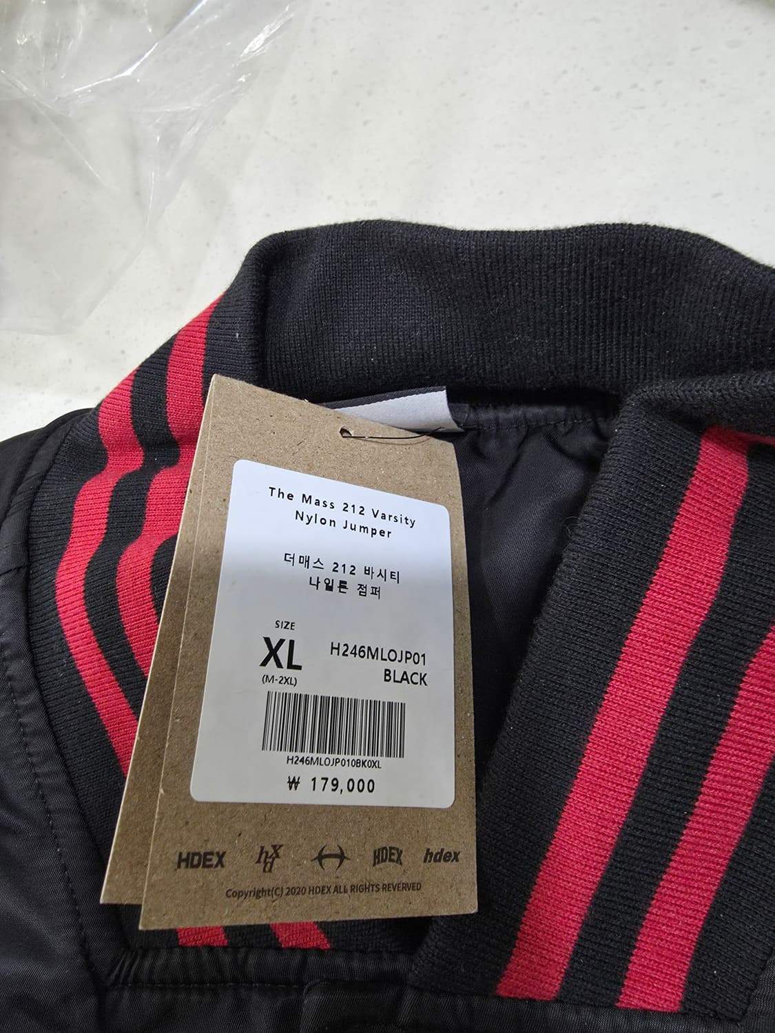 에이치덱스 도매스 212 바시티 자켓 상품이미지6