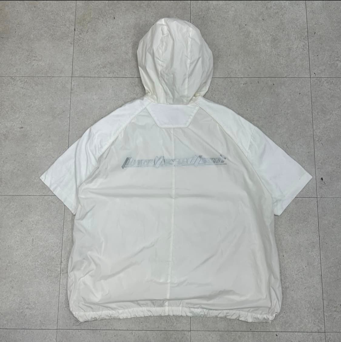 준지 후드 반팔 오버핏 M (가슴단면 73) 면+나일론+폴리 상품이미지2