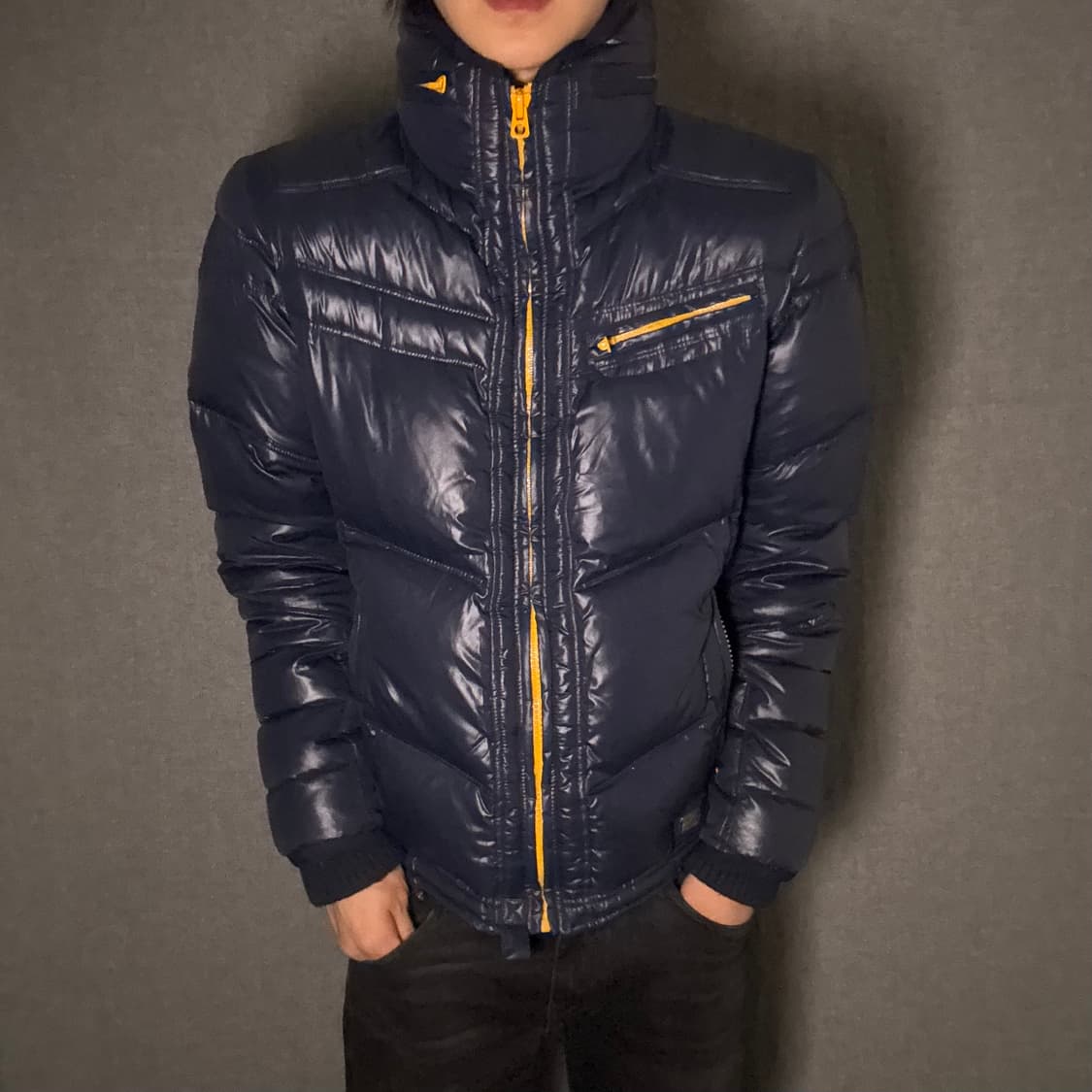 디젤 y2k 글로시 다운 푸퍼 패딩 상품이미지4