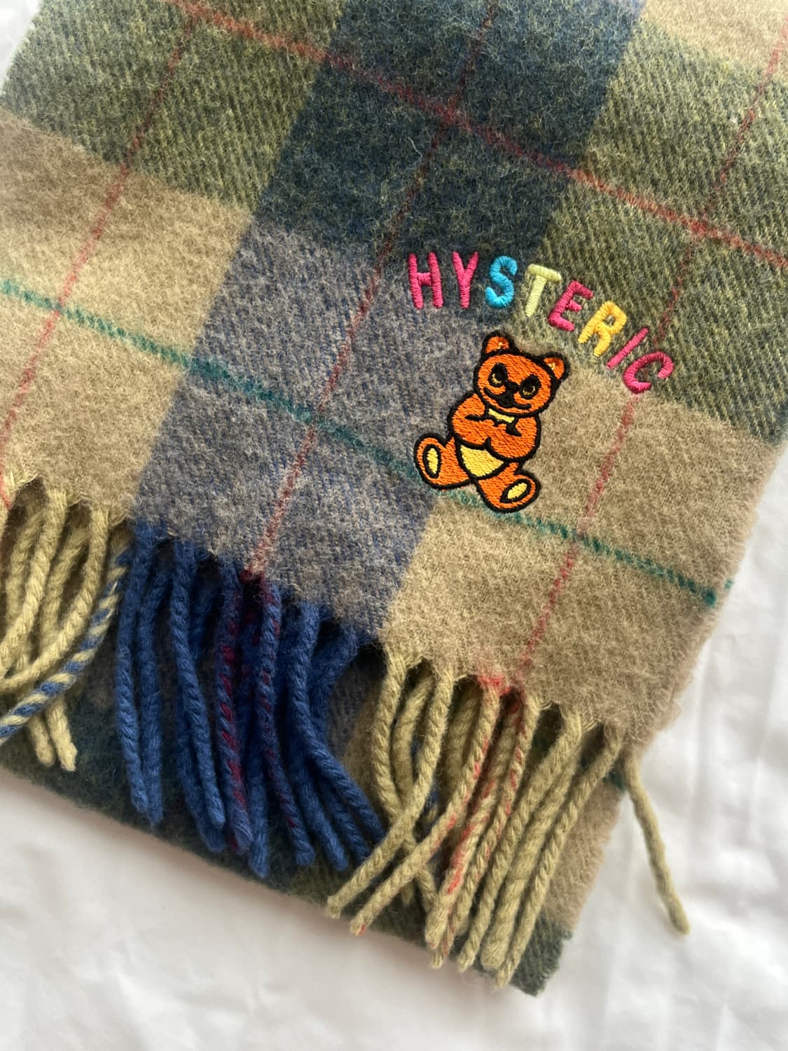 히스테릭 글래머 아카이브 스코틀랜드 램스울 목도리 머플러 상품이미지2