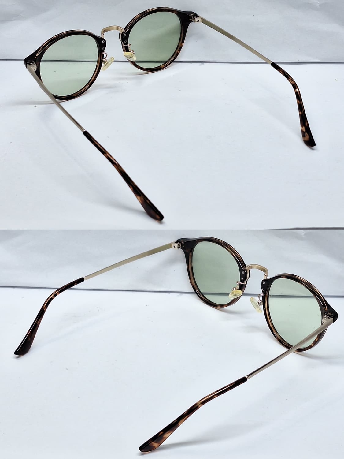 유니클로 361-463717 톨토이즈 레오파드 호피 메탈 콤비 안경테 상품이미지2