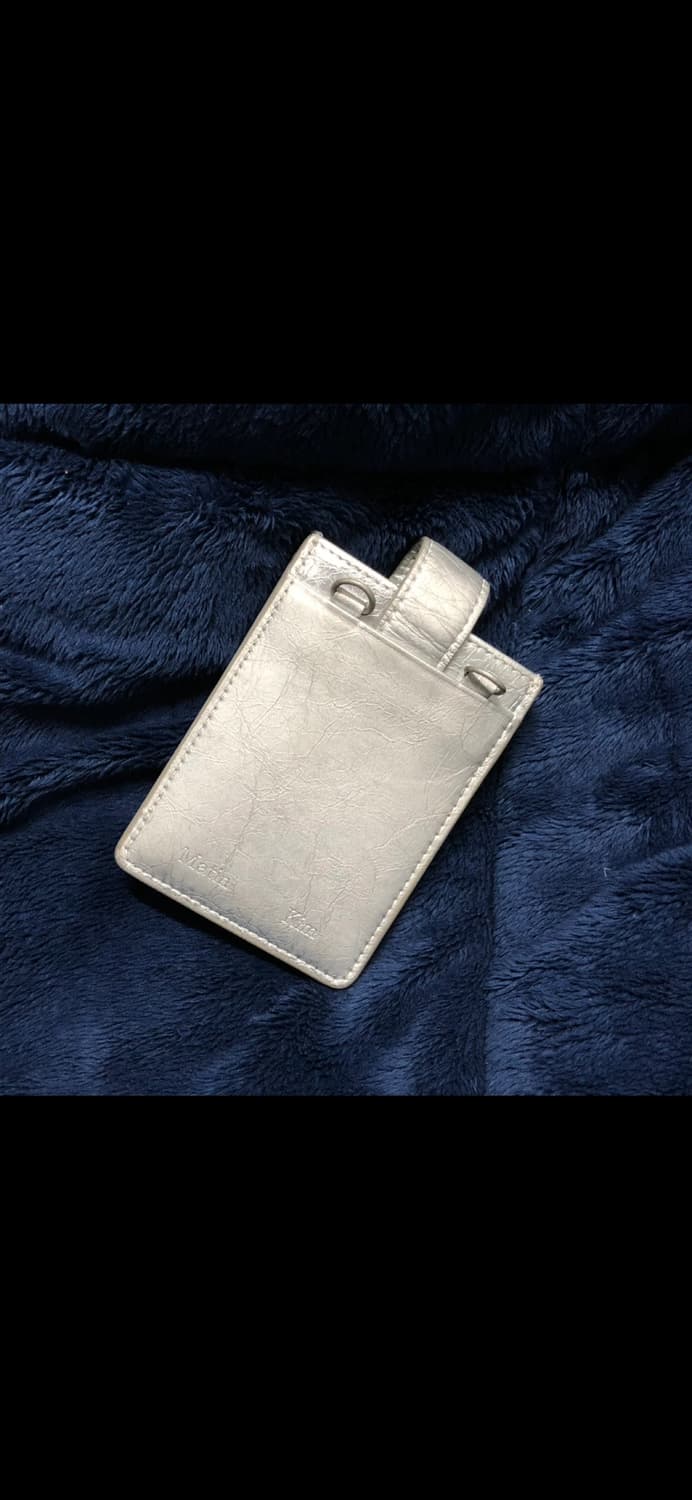 마뗑킴 아코디언 네클리스 지갑 실버 상품이미지4