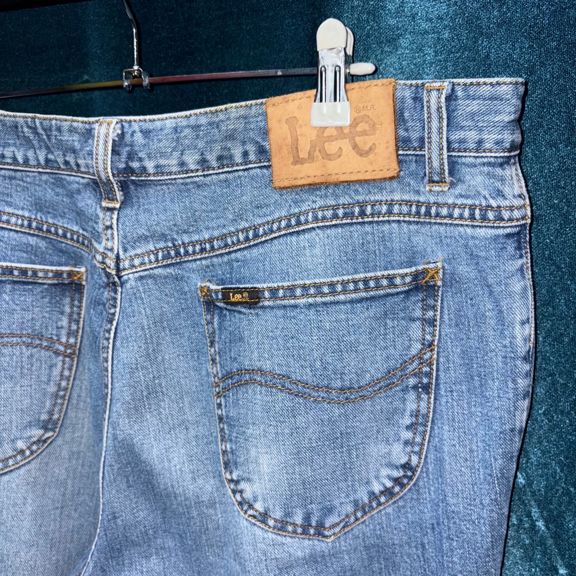 (36) 90s Lee 라이더스 쌍방울표 워싱 데님 팬츠 상품이미지4