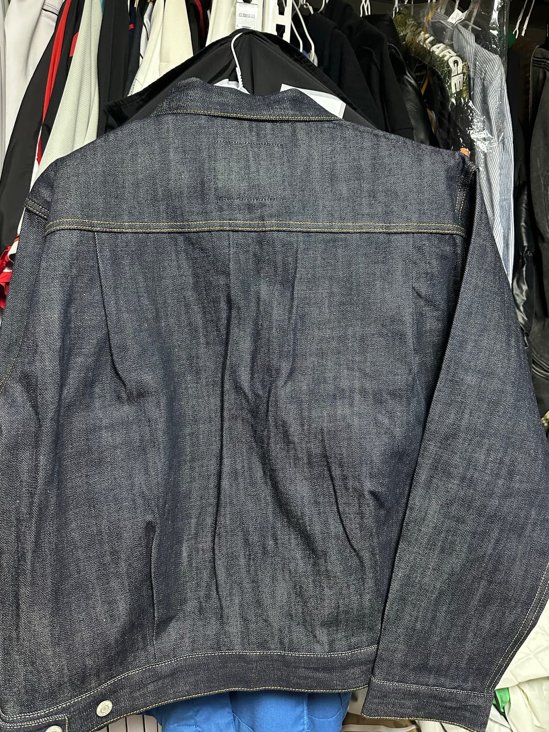 아웃스탠딩 셀비지 데님2nd 자켓 상품이미지3