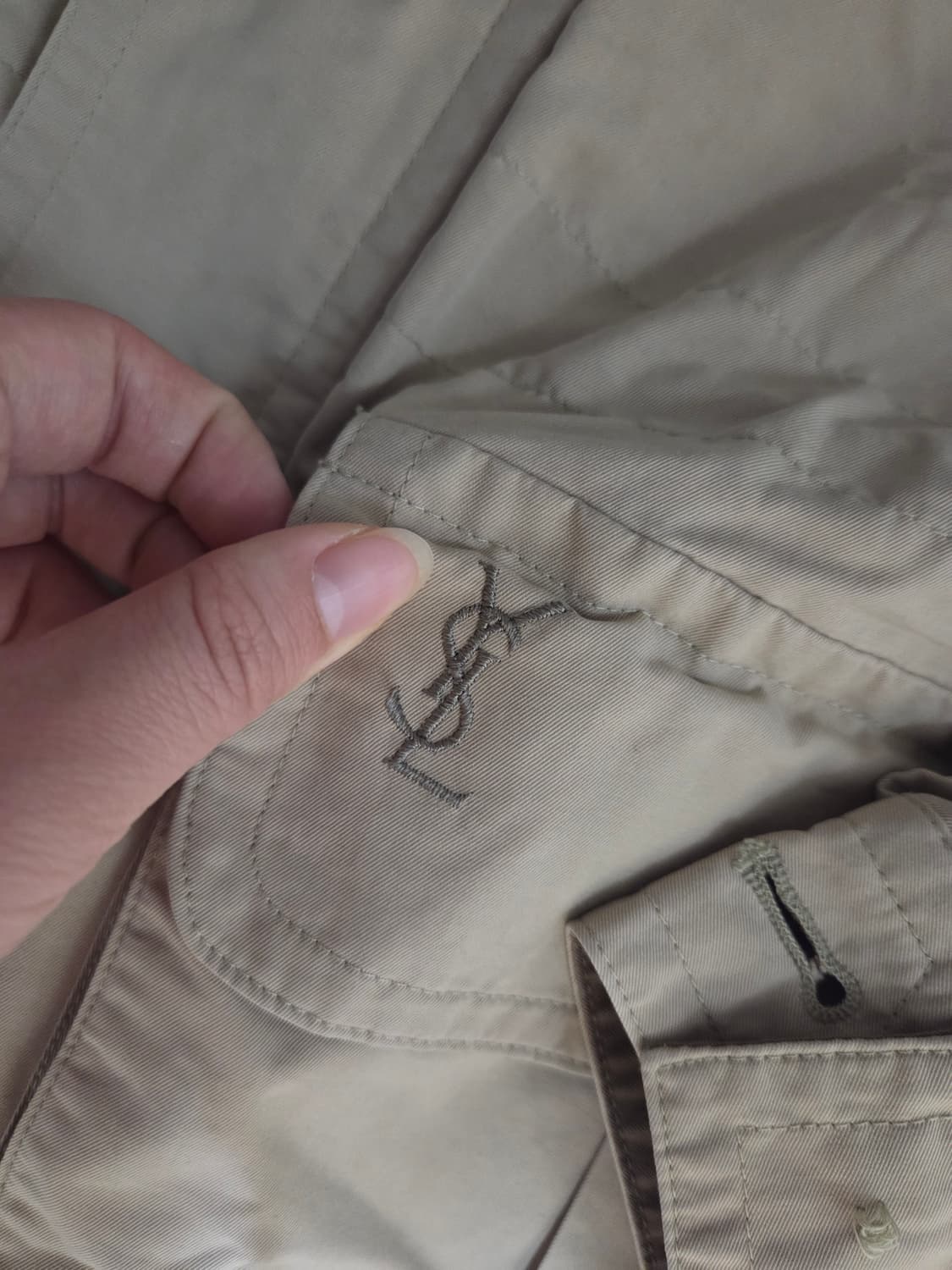 입생로랑 베이지자켓 상품이미지2